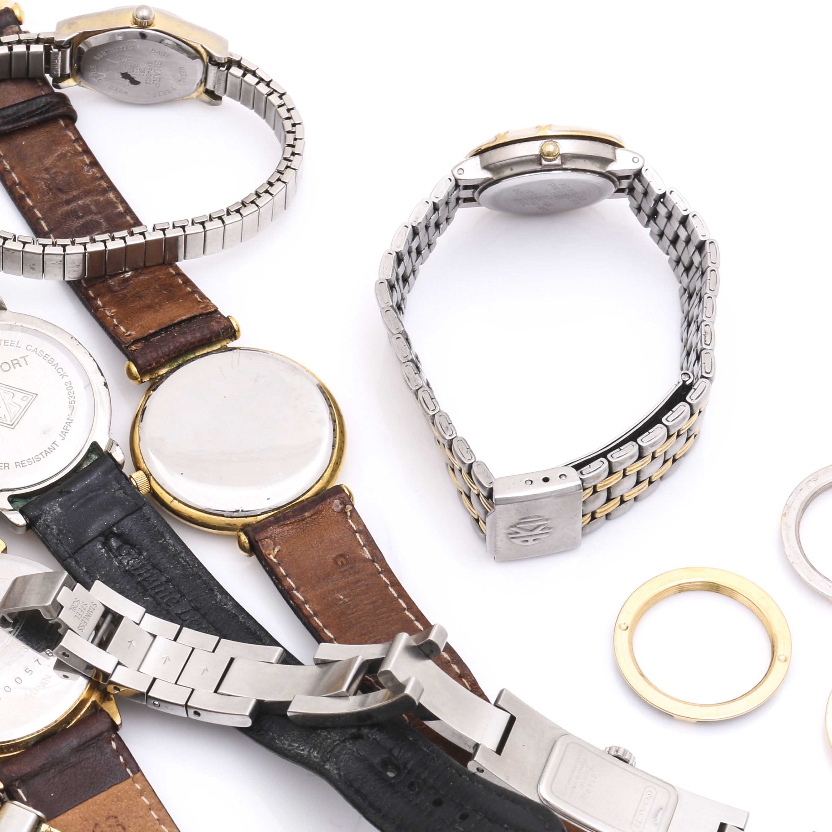 Assortment of Watches Including a Sterling Silver Nine West Watch
