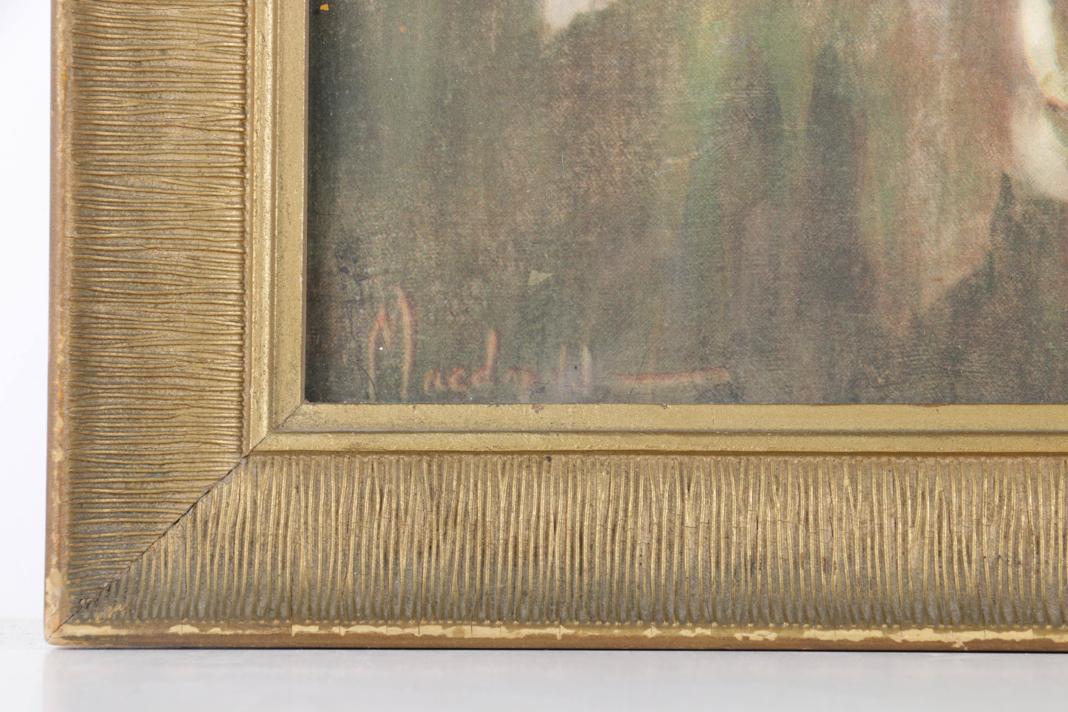 Reproduction Print After Macdonald of a Floral Still Life