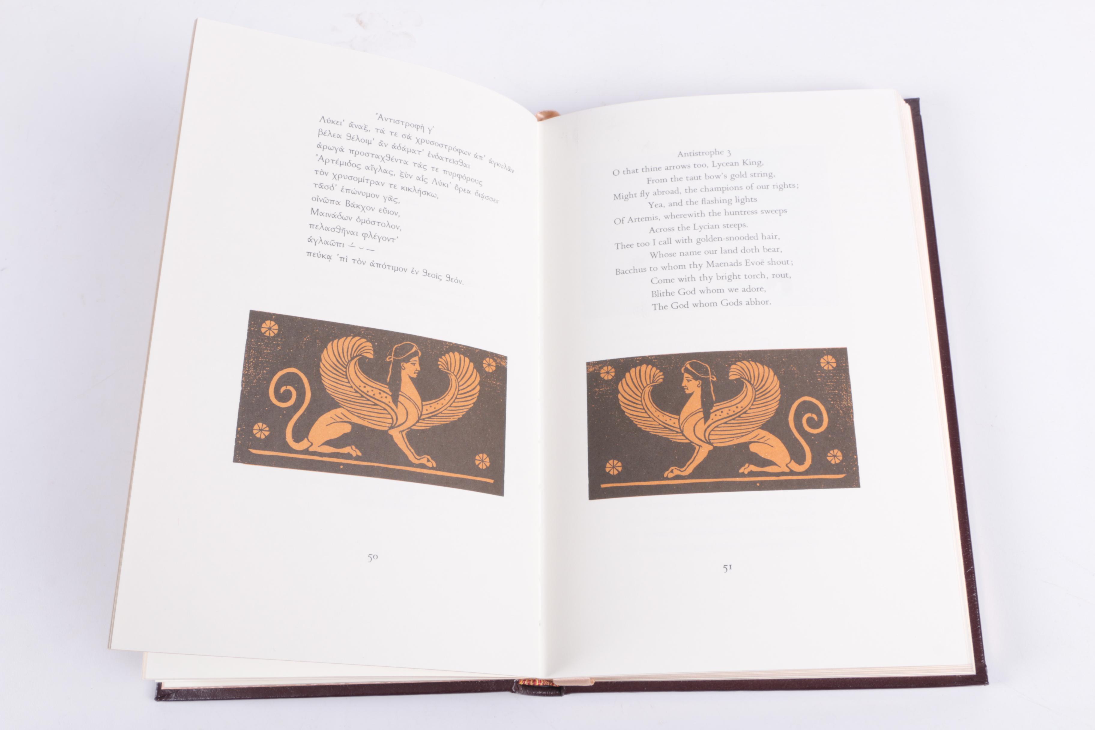 Easton Press "The Age of Fable" and "Oedipus the King"