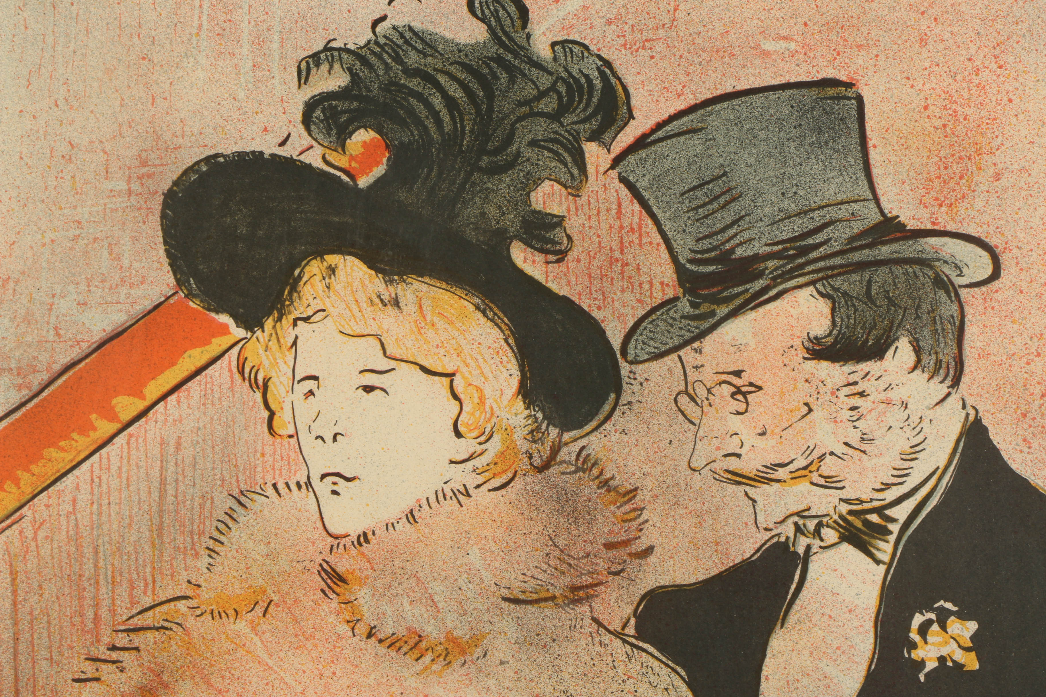 Limited Edition Lithograph After Henri de Toulouse-Lautrec's "Au Concert"