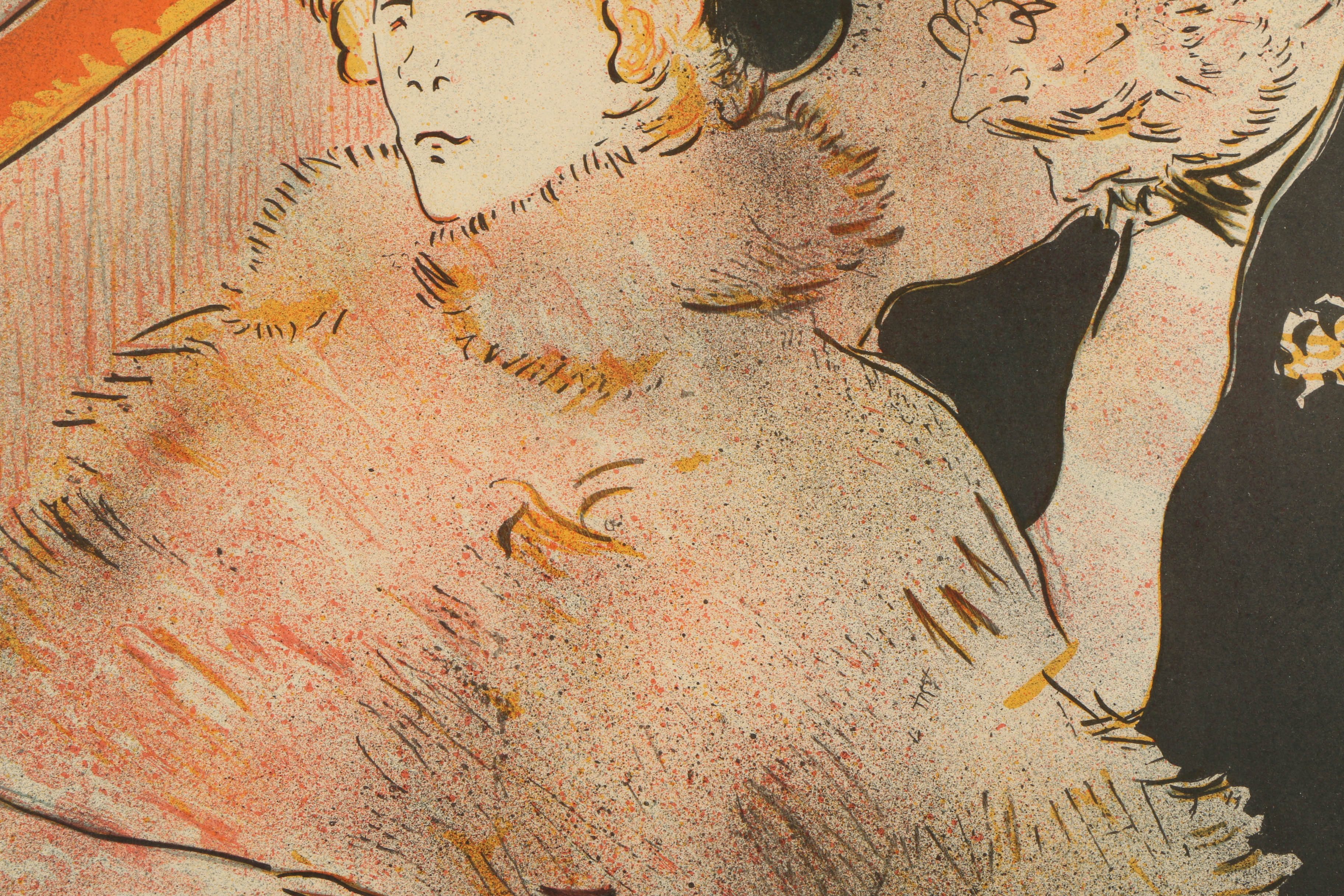 Limited Edition Lithograph After Henri de Toulouse-Lautrec's "Au Concert"