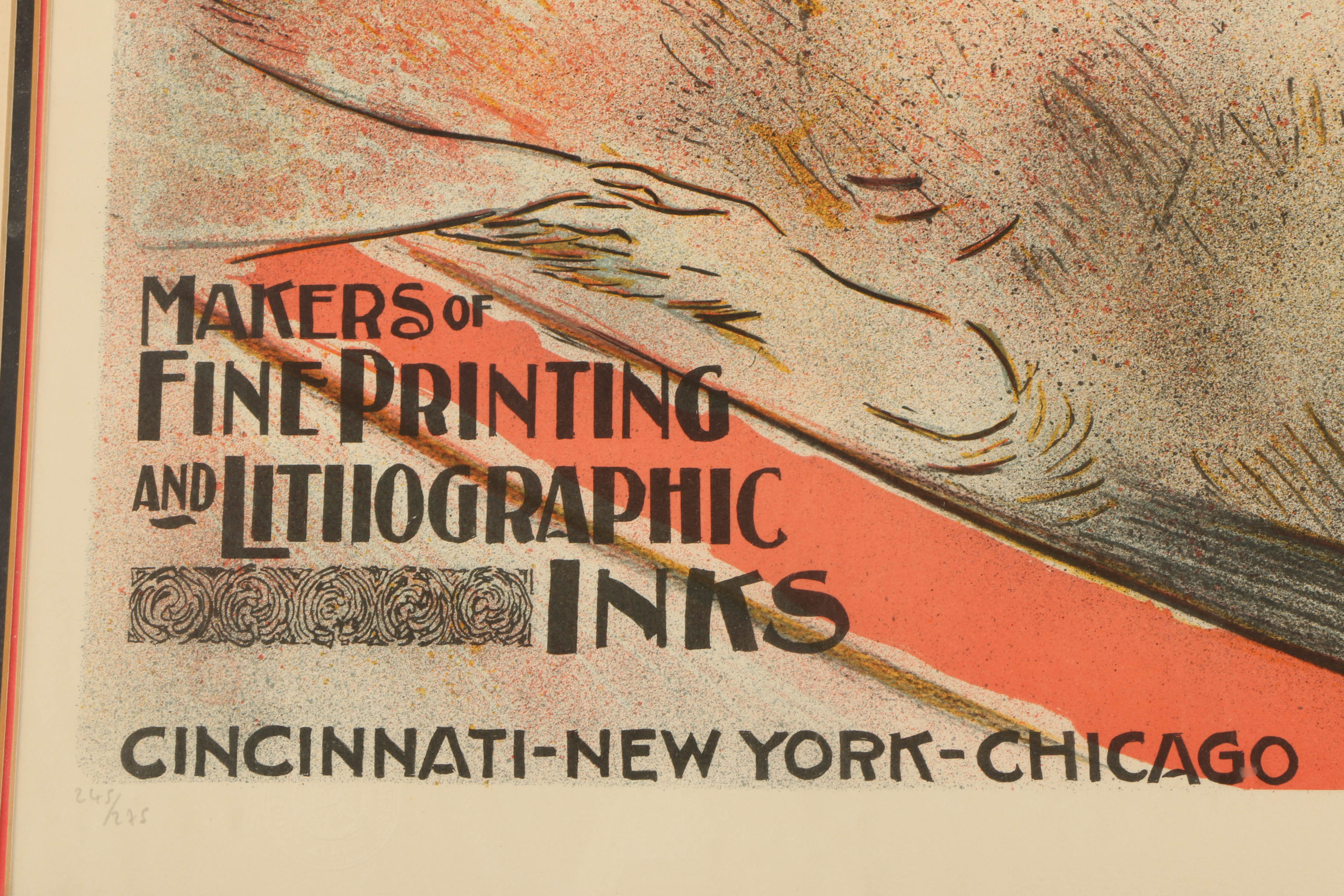 Limited Edition Lithograph After Henri de Toulouse-Lautrec's "Au Concert"