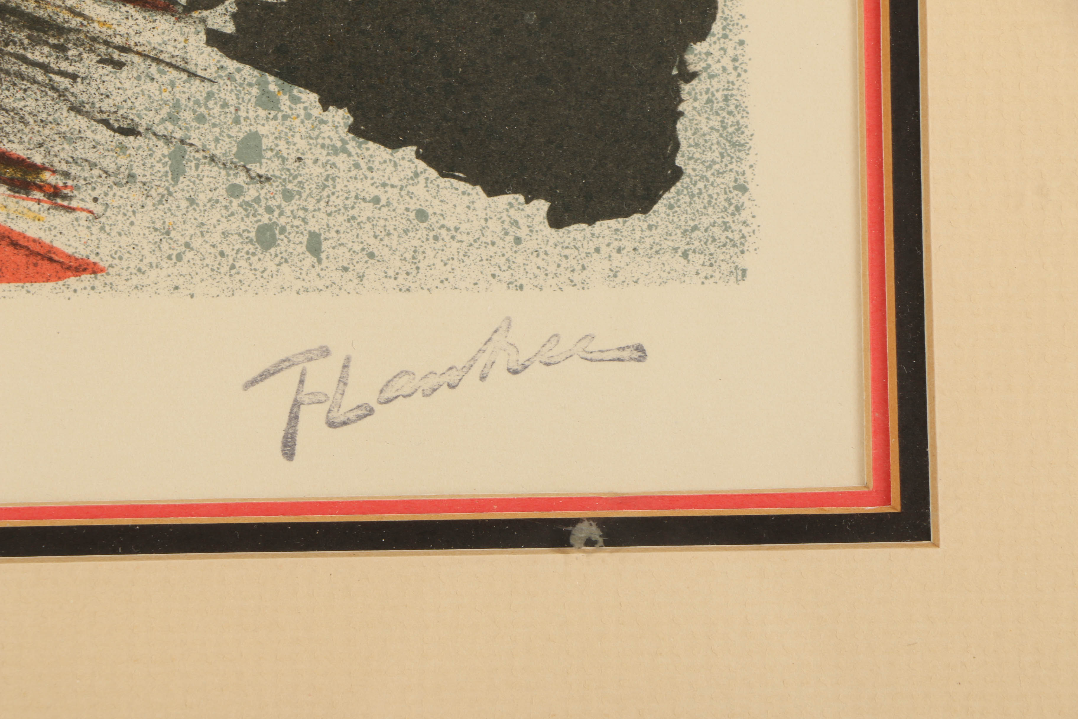 Limited Edition Lithograph After Henri de Toulouse-Lautrec's "Au Concert"