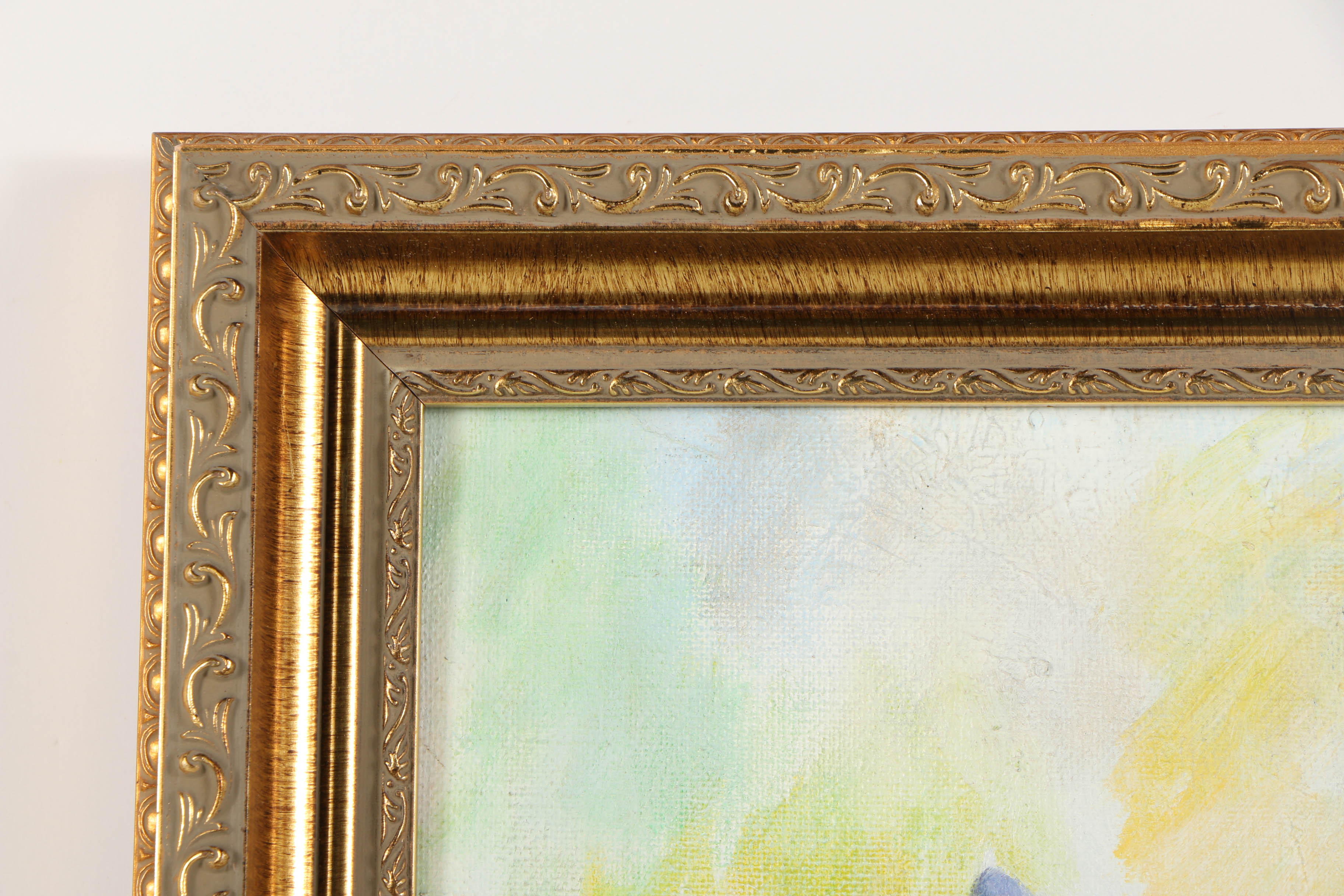 John Hansegger Oil Painting on Canvas of a Floral Bouquet