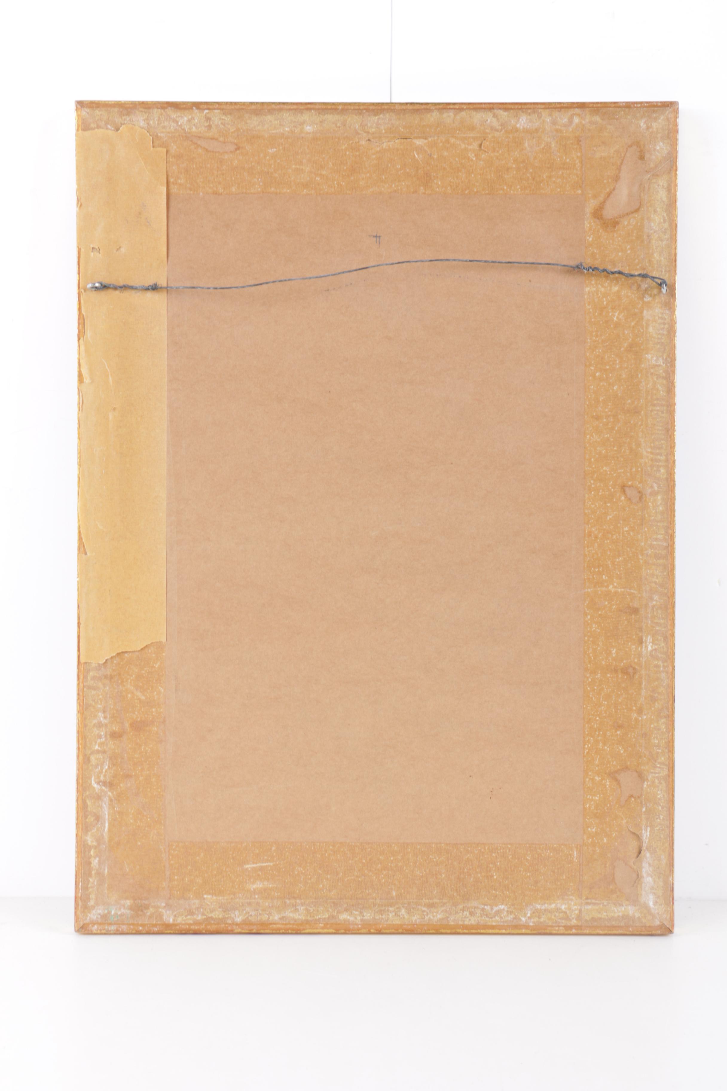 Colored Etching on Paper