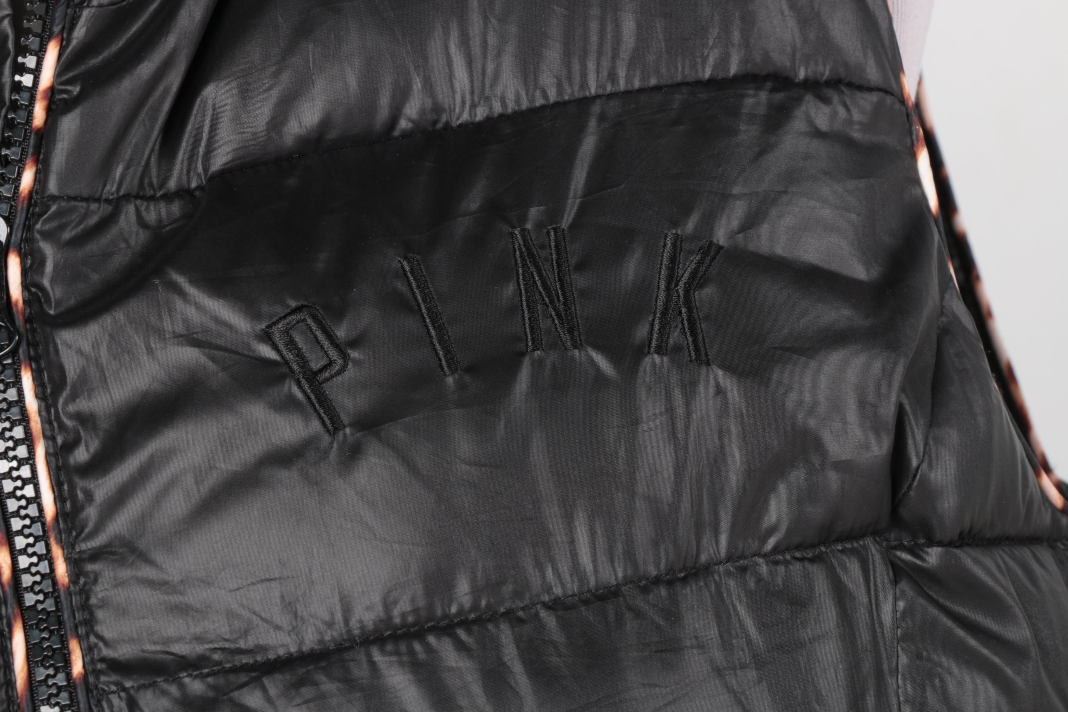 Woman's Patagonia and PINK Victoria's Secret Outerwear