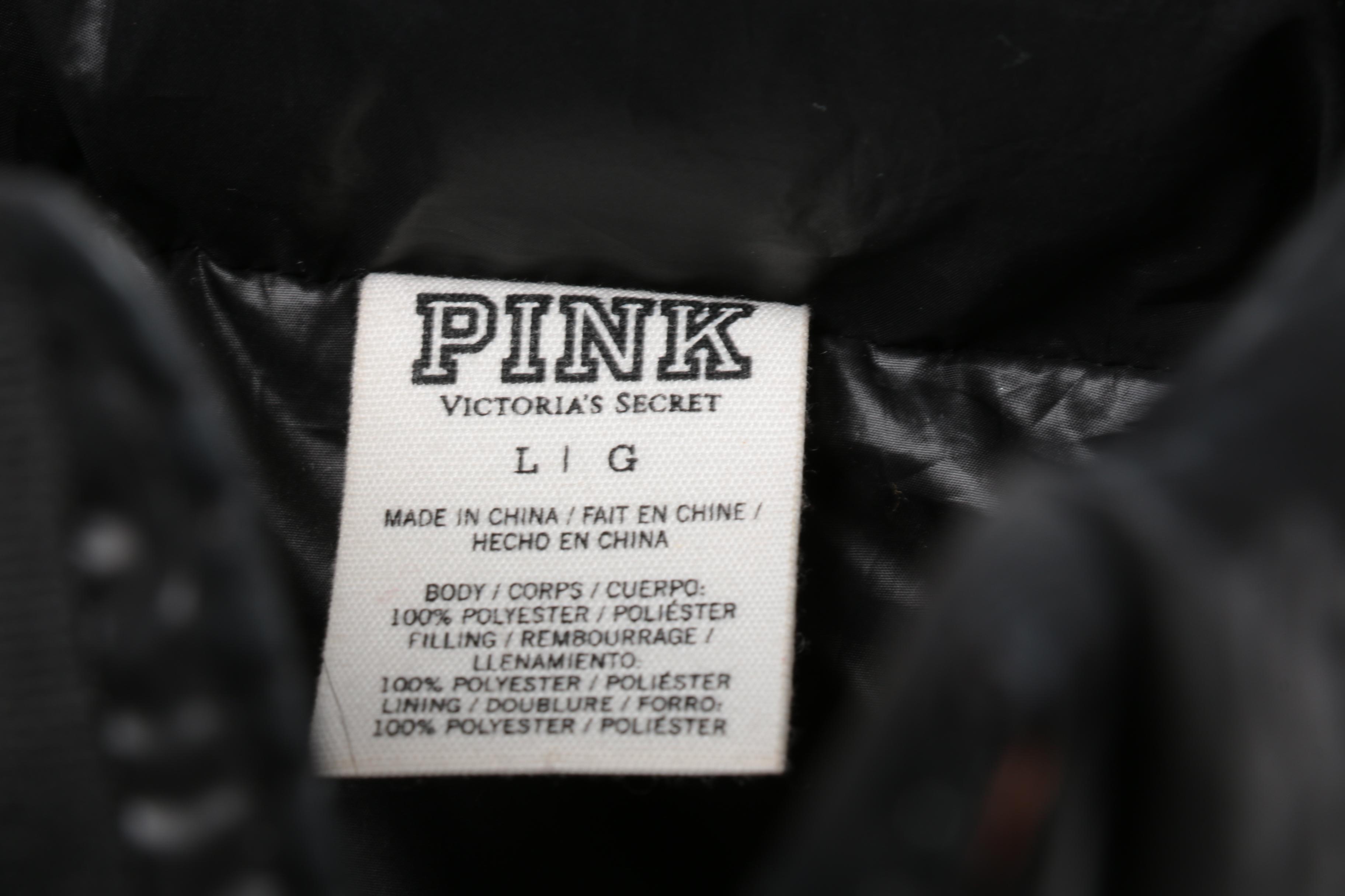 Woman's Patagonia and PINK Victoria's Secret Outerwear