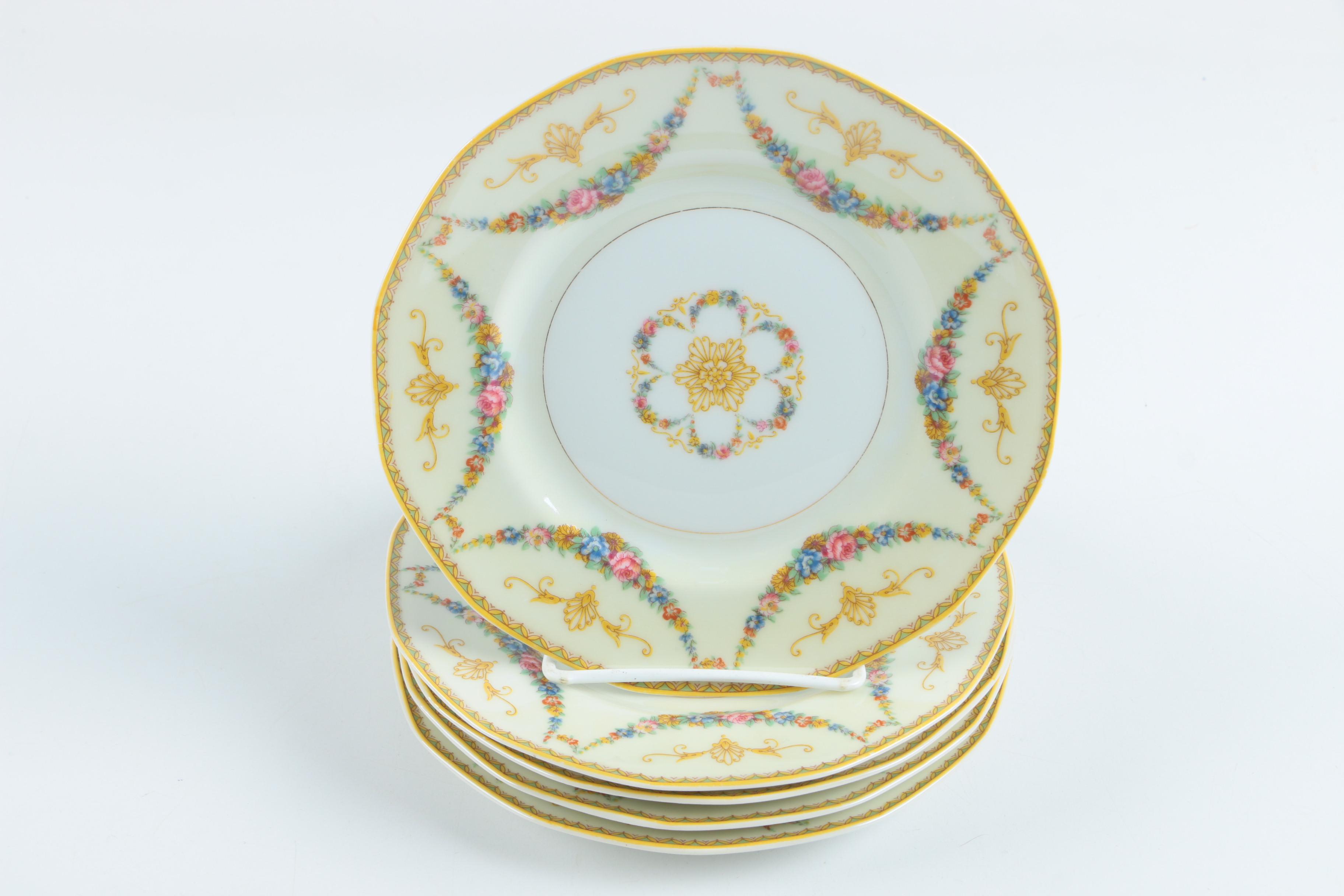 Vintage Haviland "Pallas" Limoges Porcelain Dessert Plates