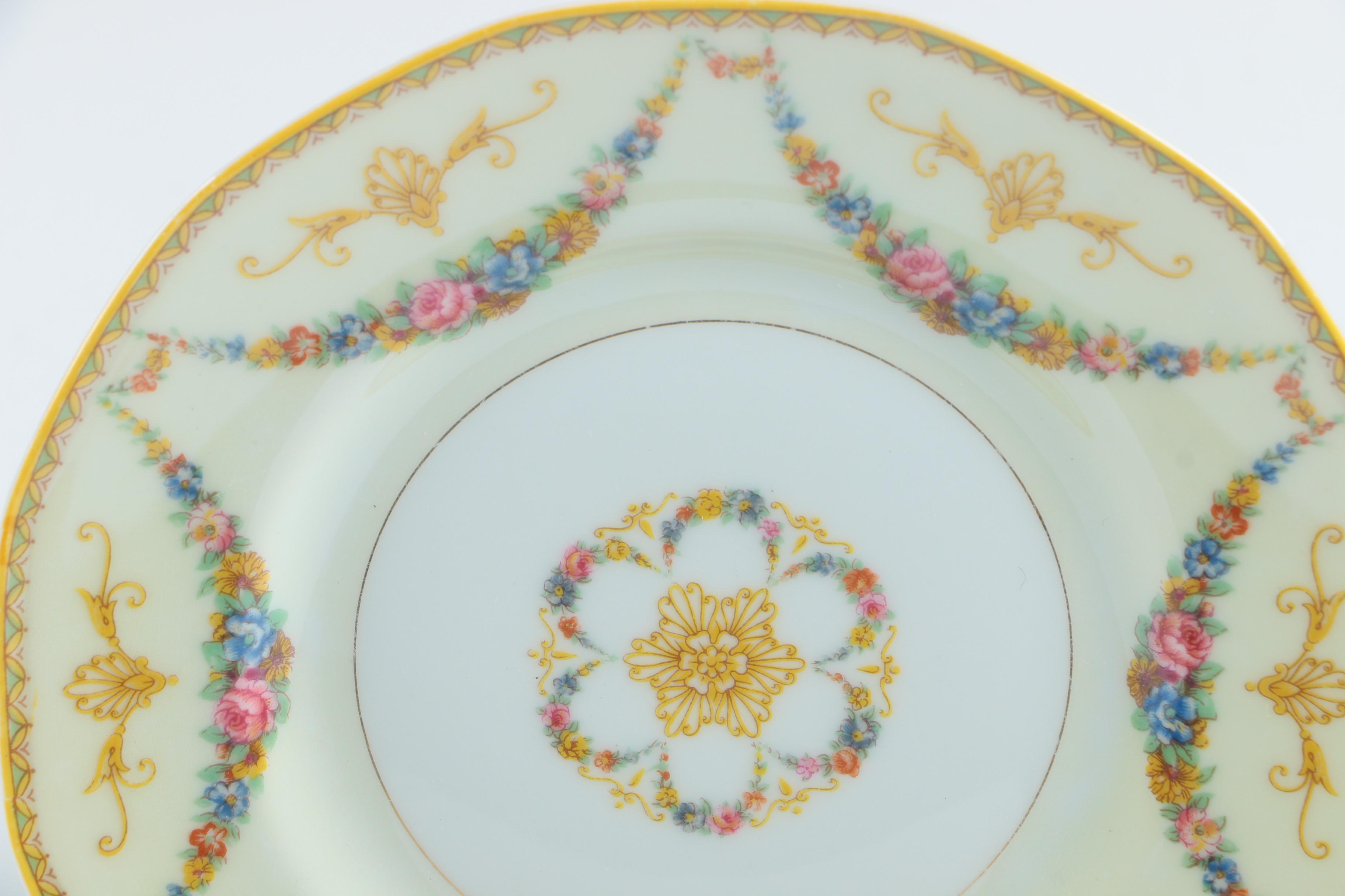 Vintage Haviland "Pallas" Limoges Porcelain Dessert Plates
