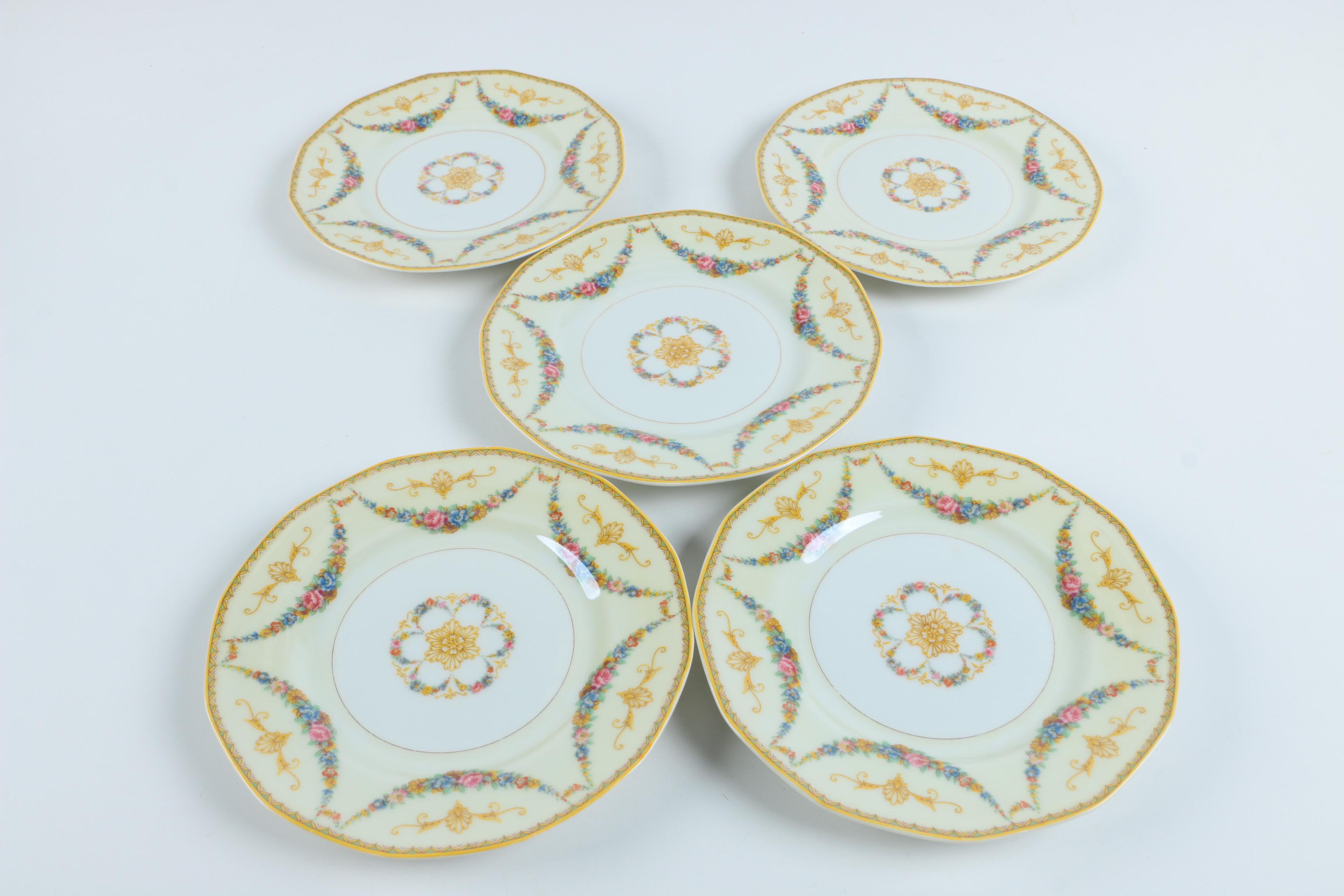 Vintage Haviland "Pallas" Limoges Porcelain Dessert Plates