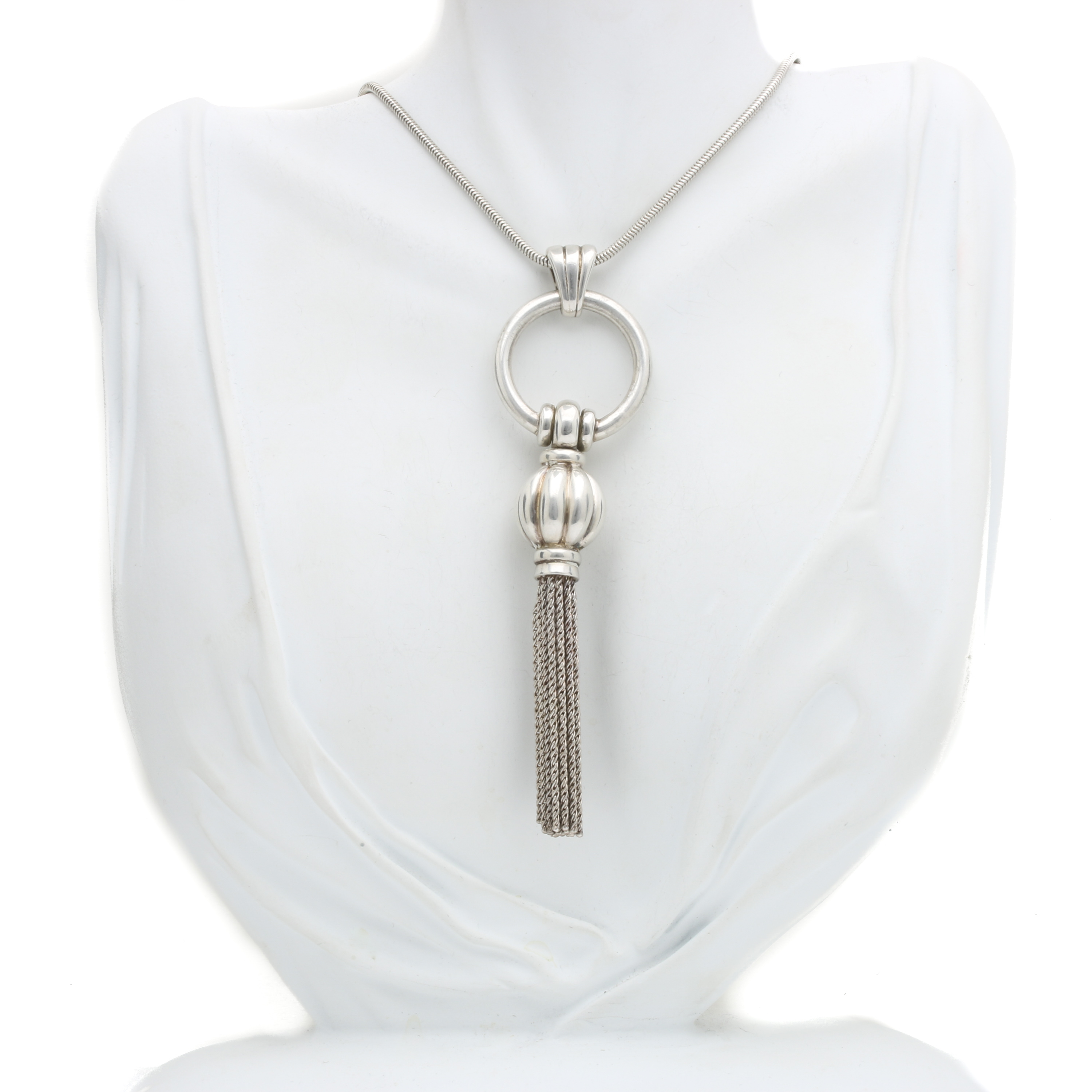 Tiffany & Co. Sterling Silver Tassel Necklace