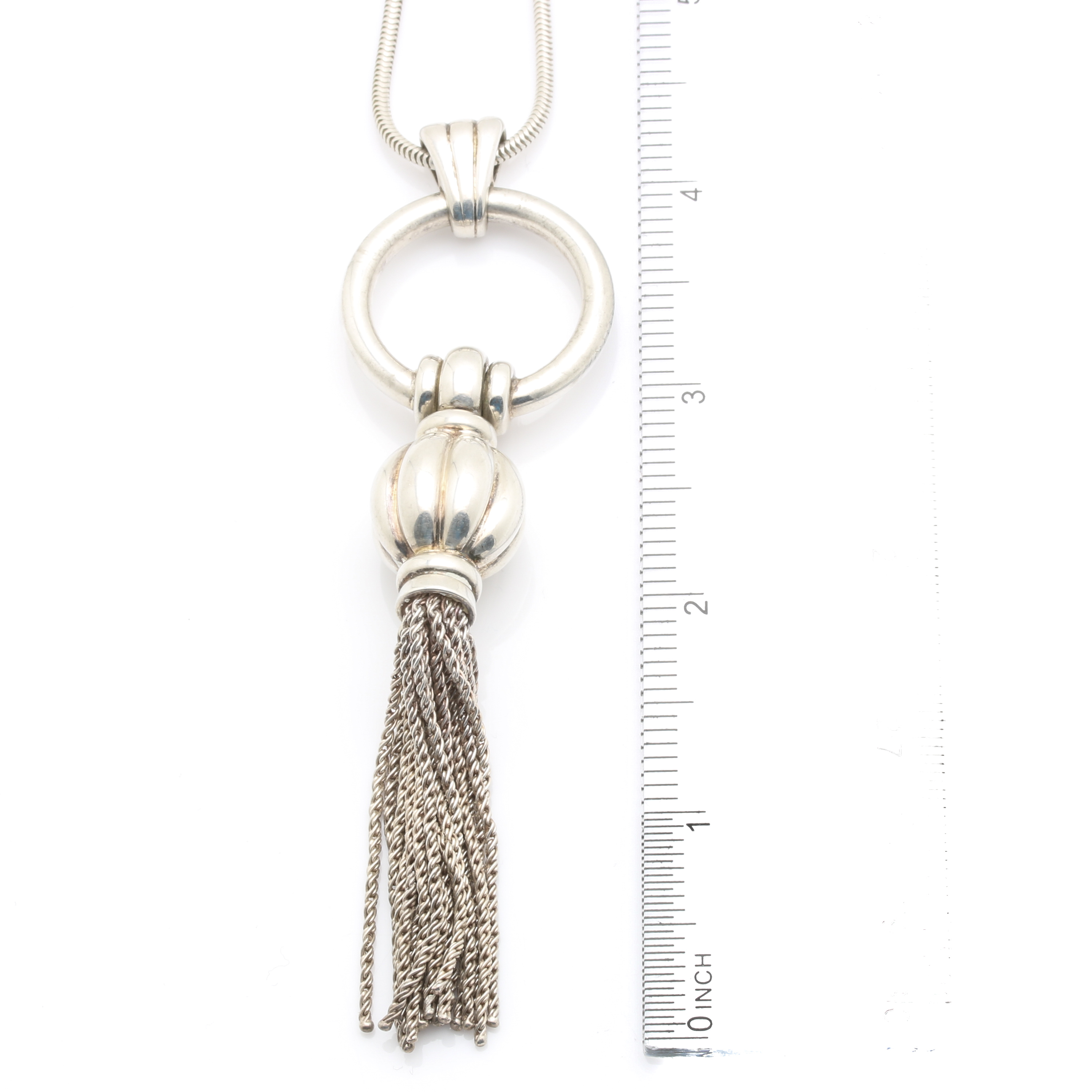 Tiffany & Co. Sterling Silver Tassel Necklace