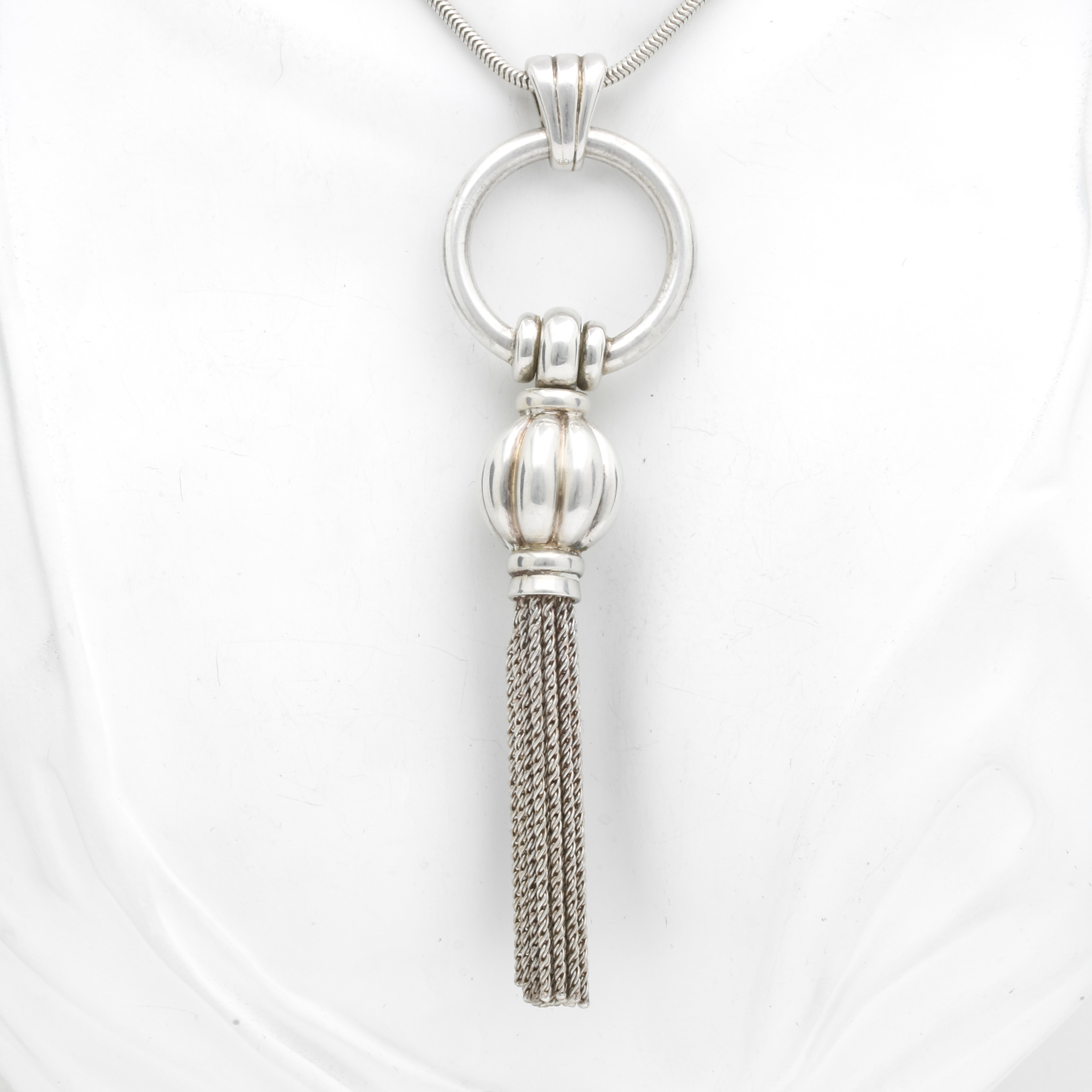 Tiffany & Co. Sterling Silver Tassel Necklace