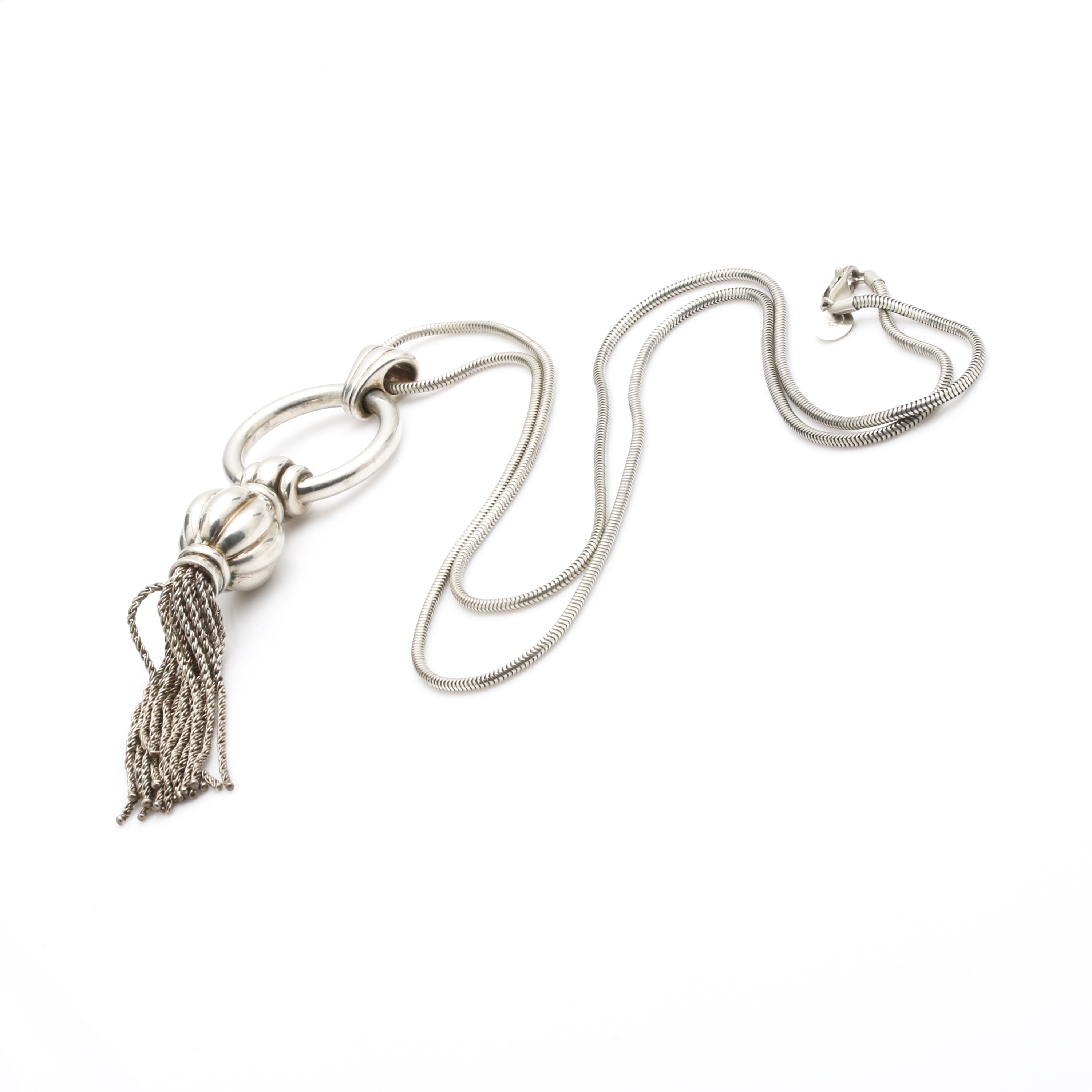 Tiffany & Co. Sterling Silver Tassel Necklace