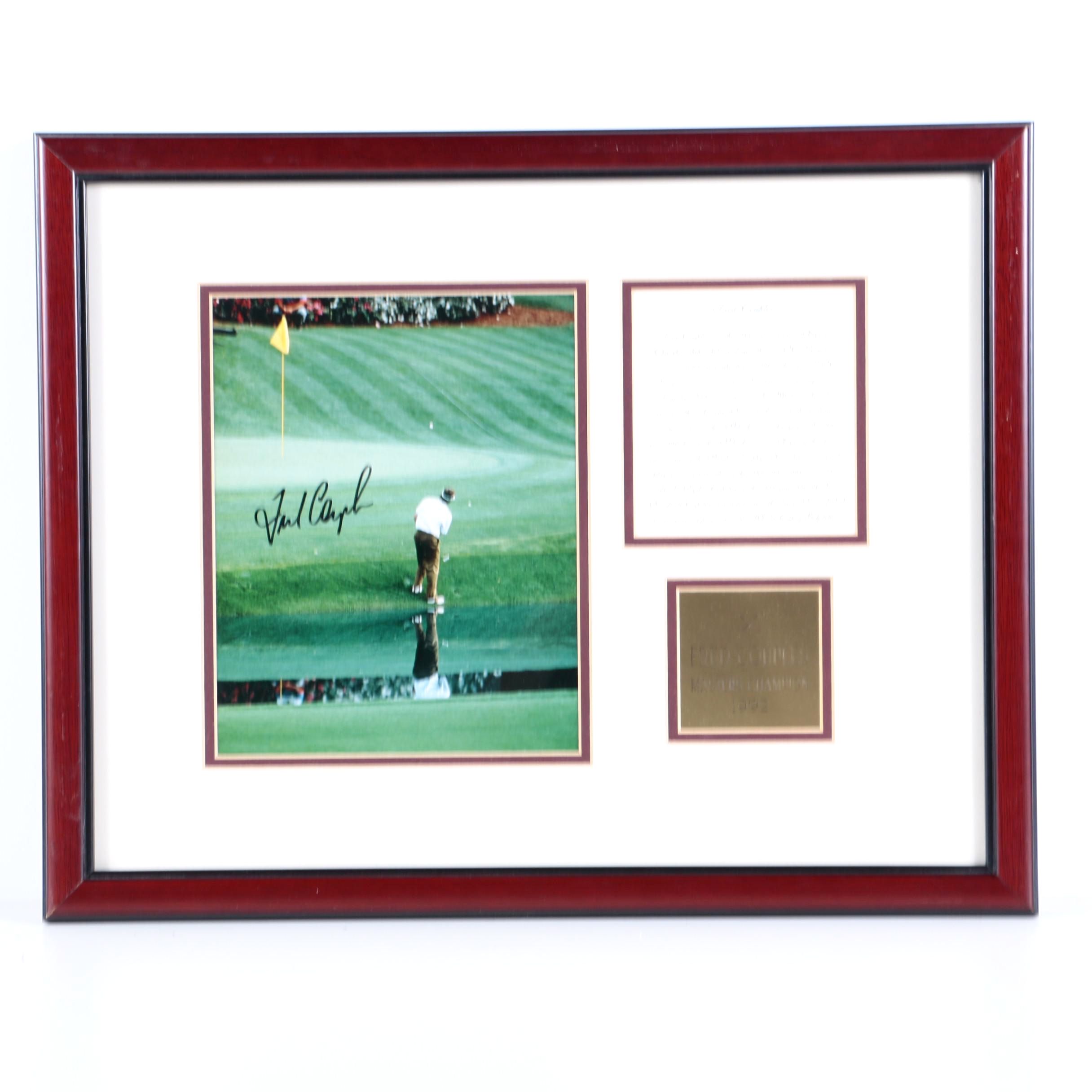 Autographed Color Photograph of Fred Couples
