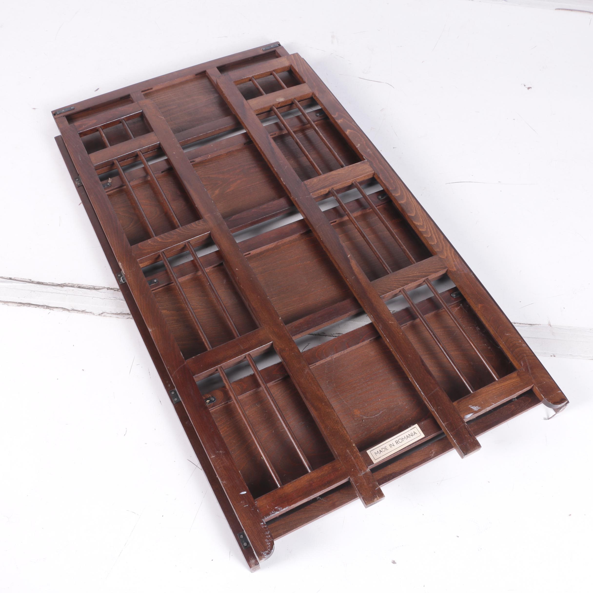 Collapsible Walnut Bookcase