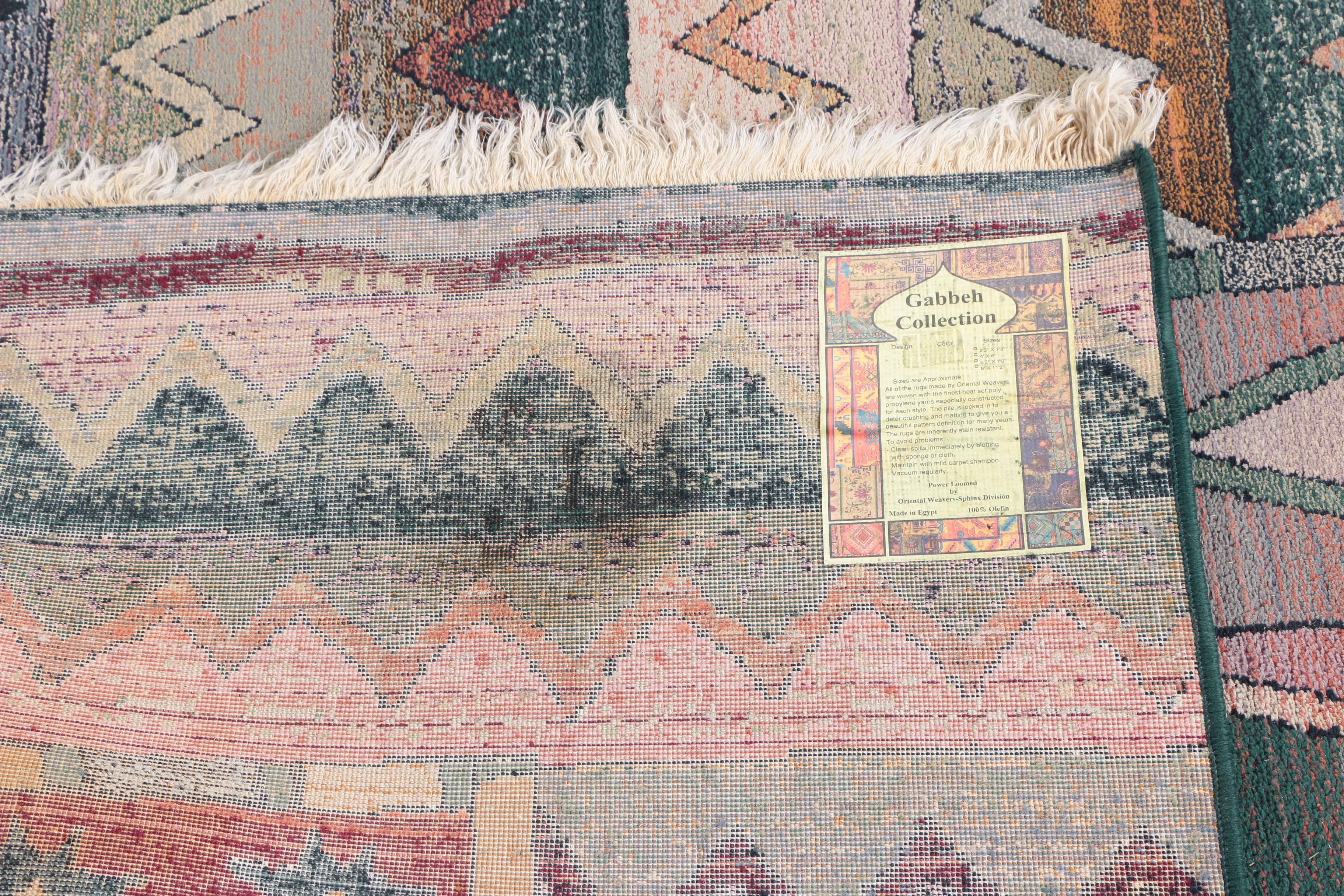 Power-Loomed Egyptian "Gabbeh" Area Rug by Oriental Weavers