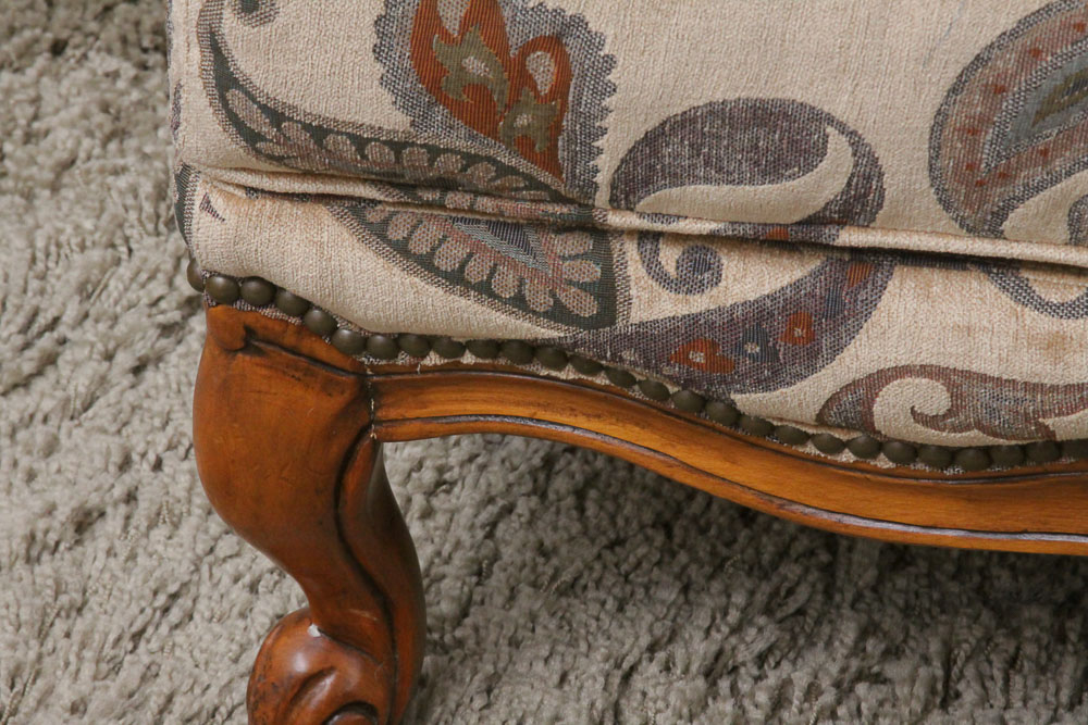 Michael Handler Arm Chairs and Ottoman