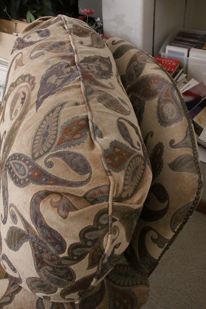 Michael Handler Arm Chairs and Ottoman