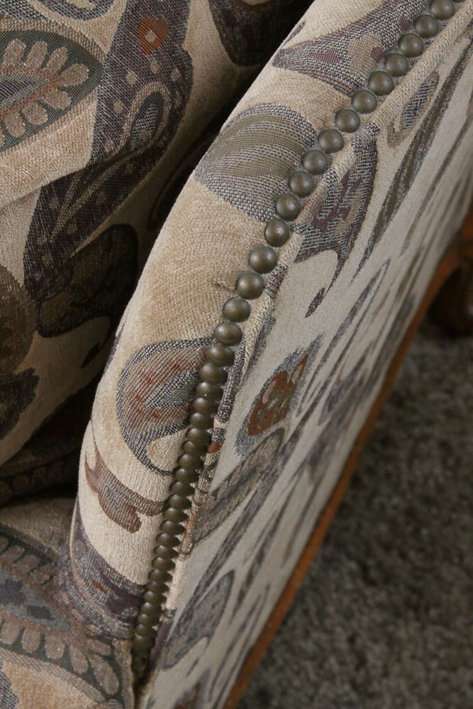 Michael Handler Arm Chairs and Ottoman