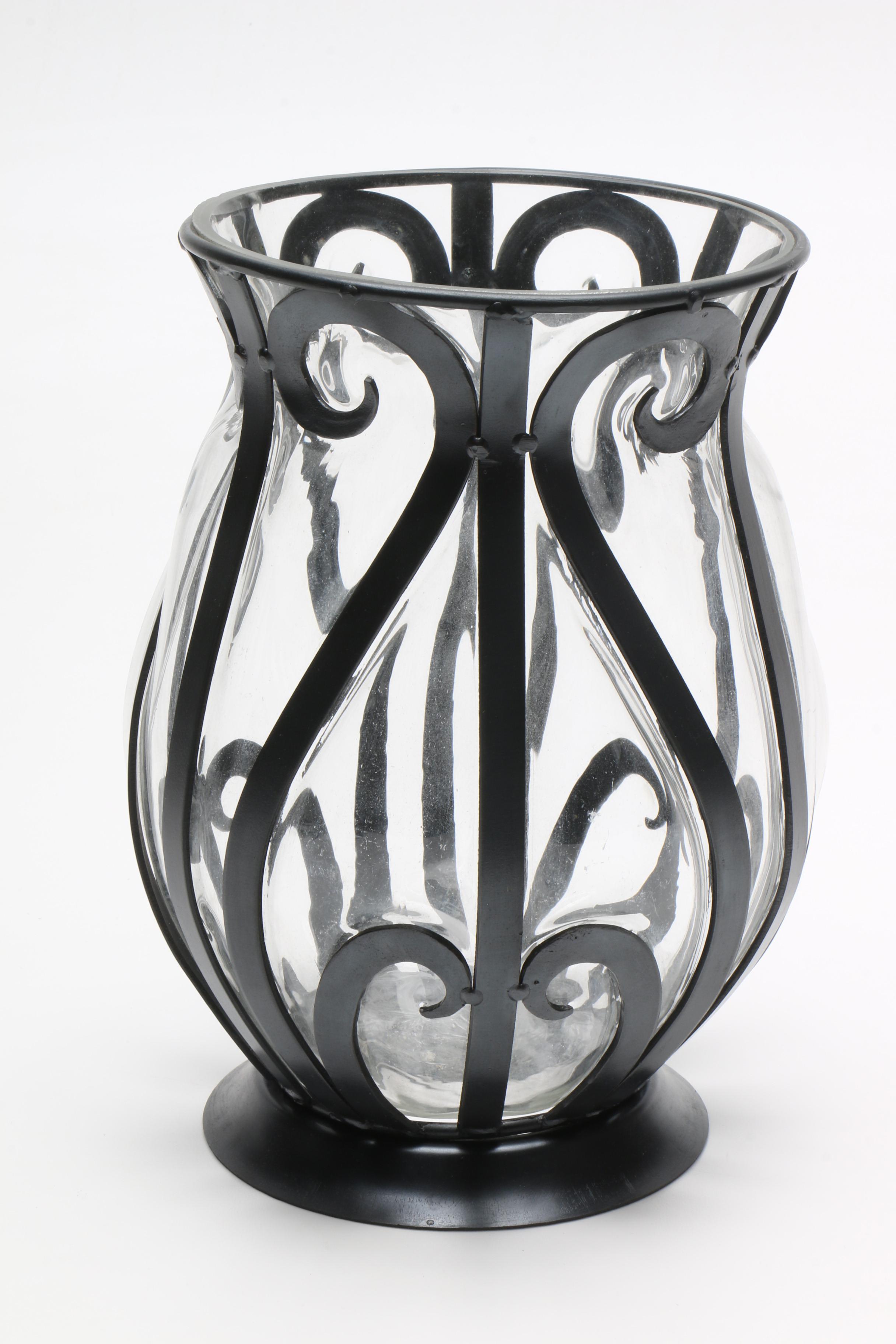 Metal and Glass Decor