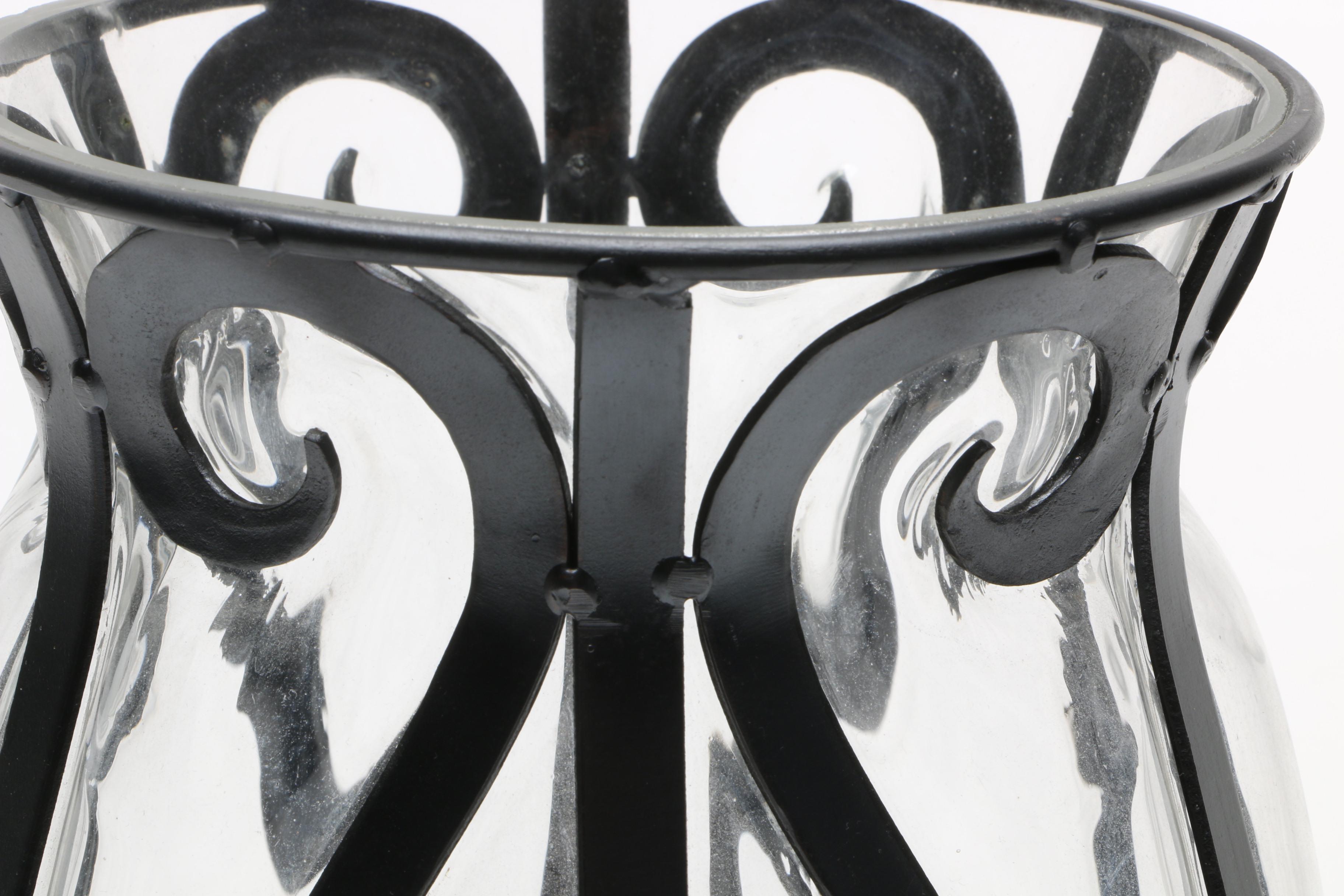 Metal and Glass Decor