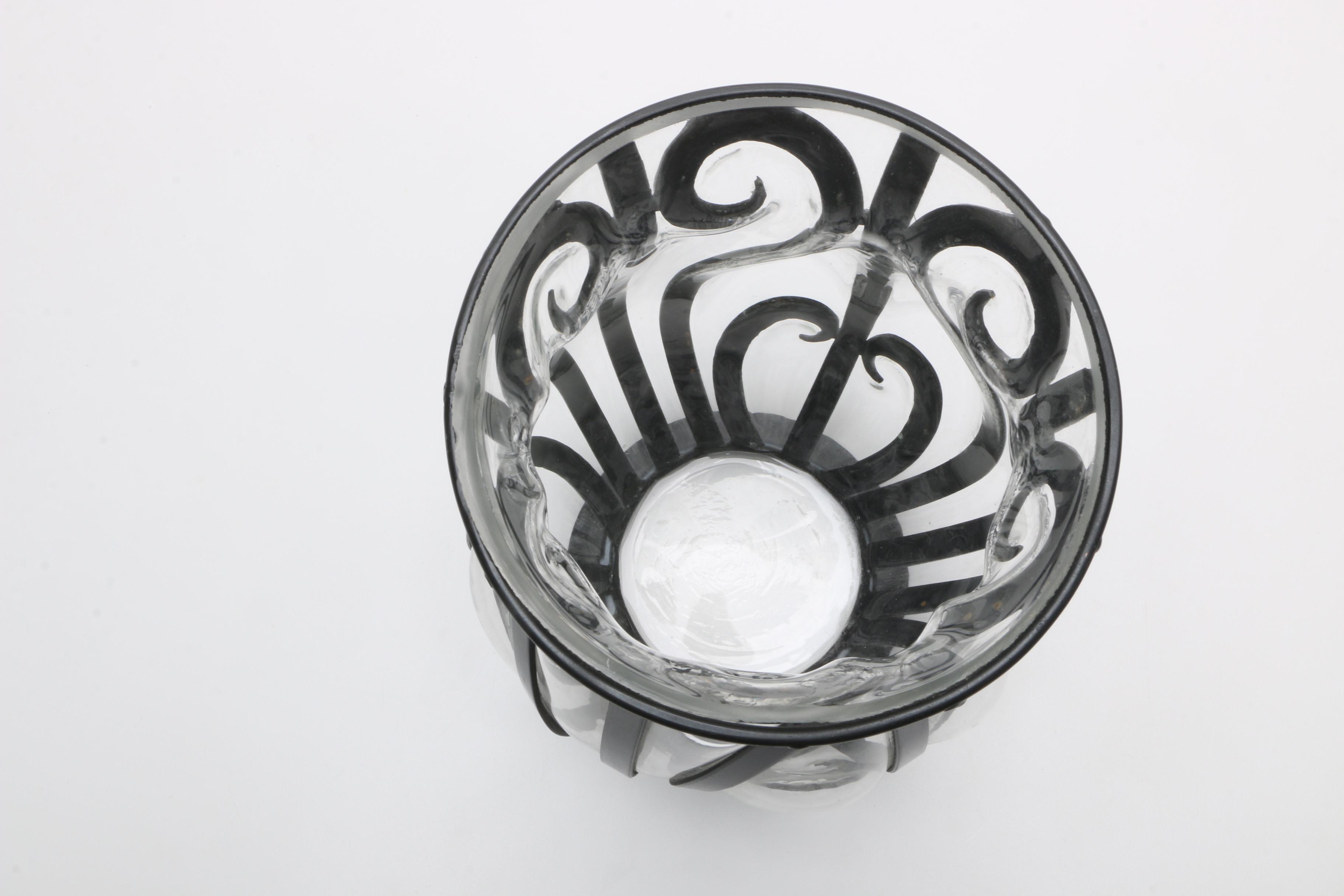 Metal and Glass Decor