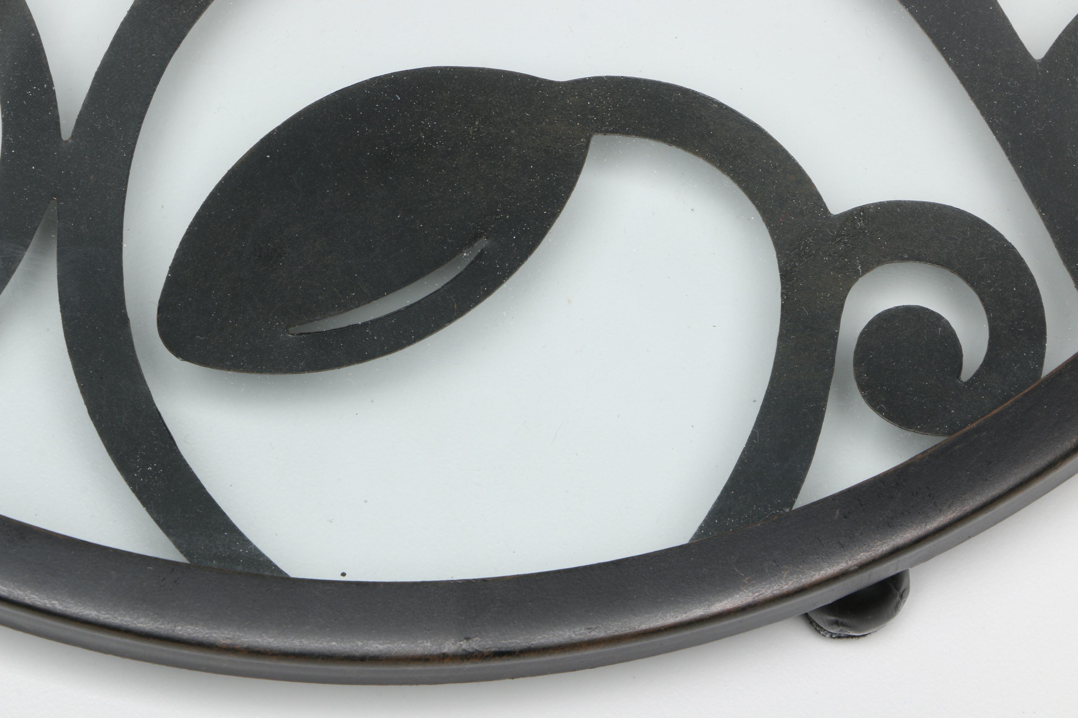 Metal and Glass Decor