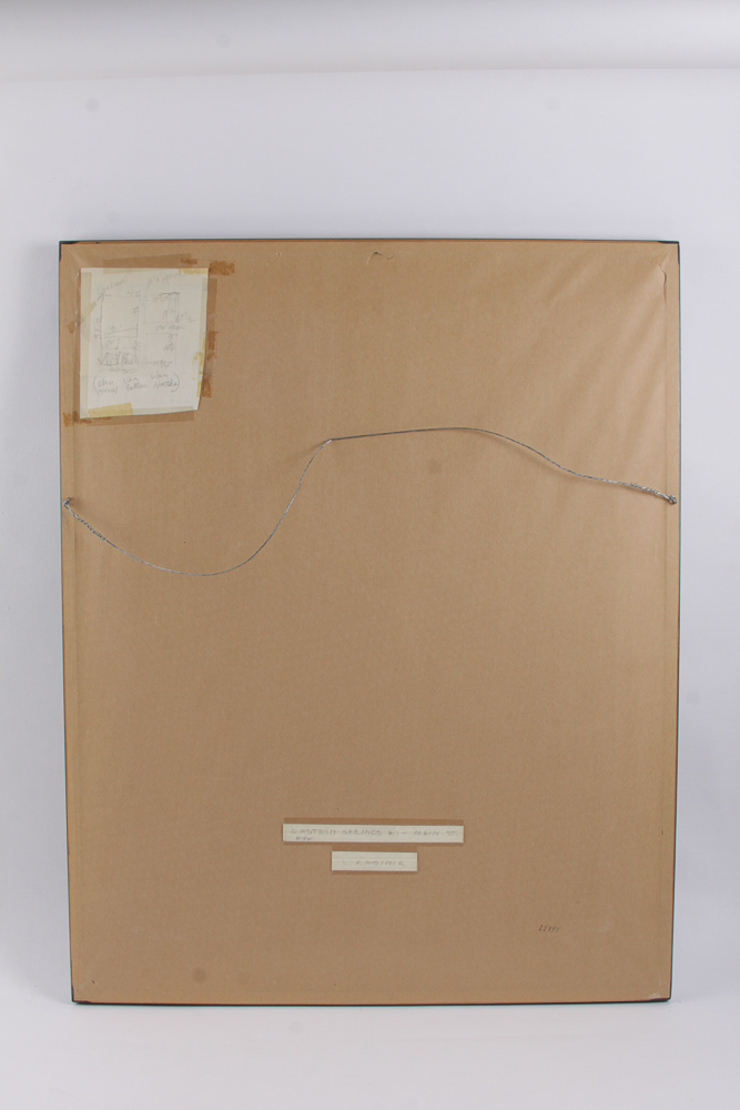 Luigi Kasimir Etching "Bad Gastein, Main Street"