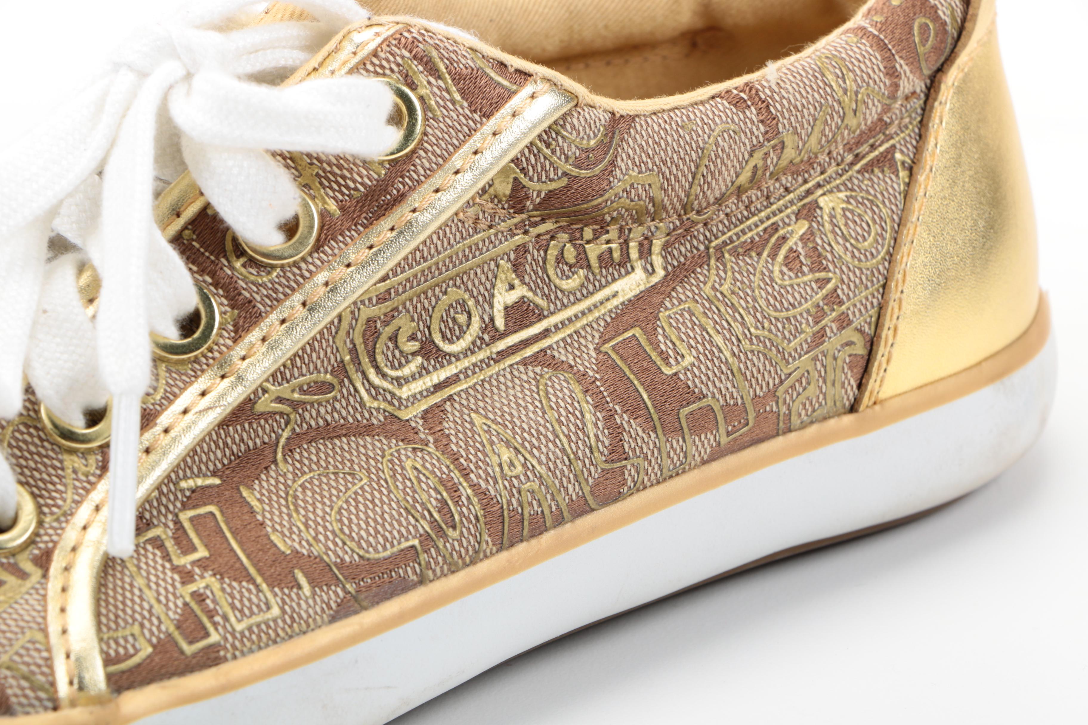 Coach Barrett Signature Graffiti Sneakers