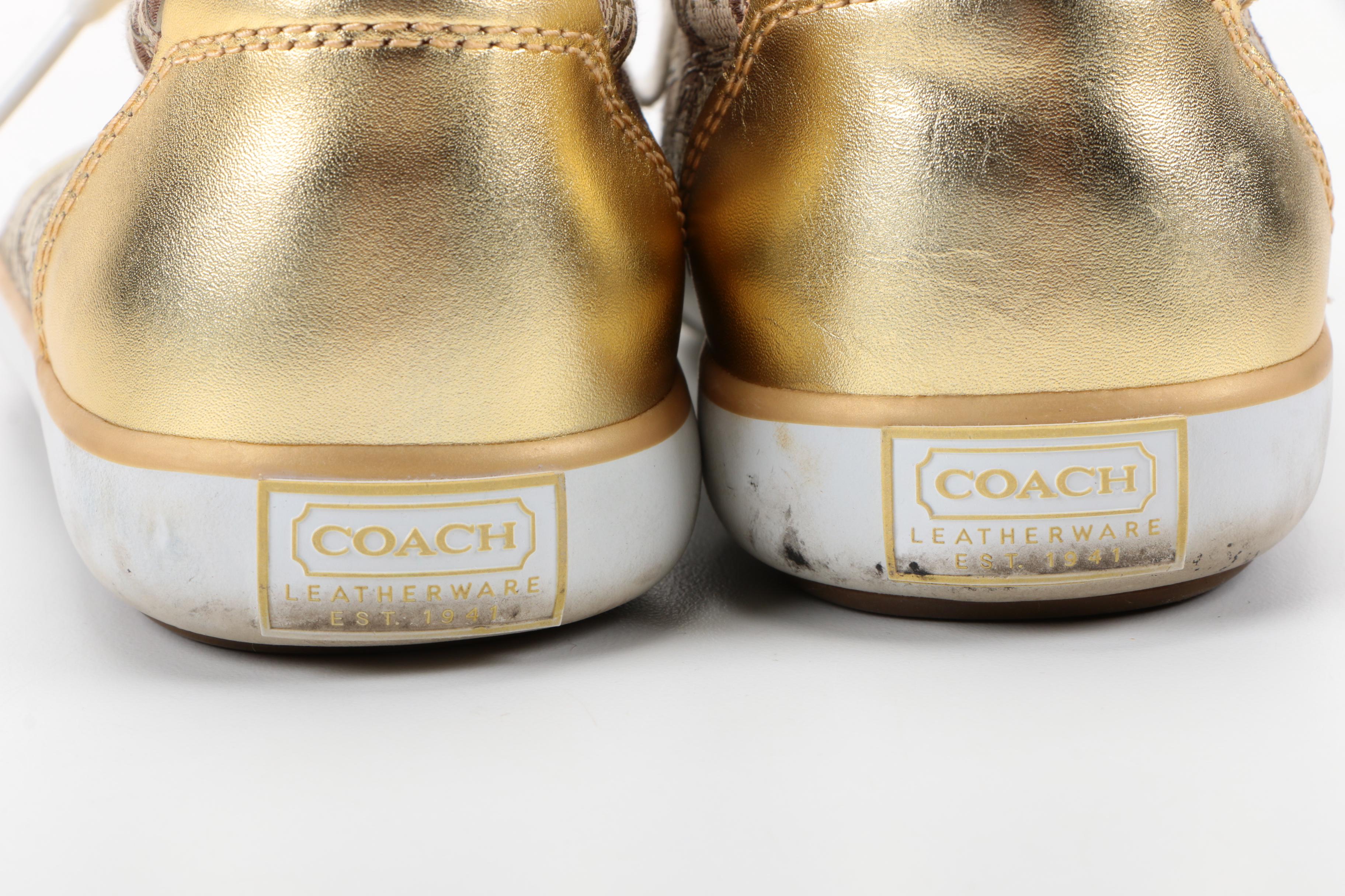 Coach Barrett Signature Graffiti Sneakers
