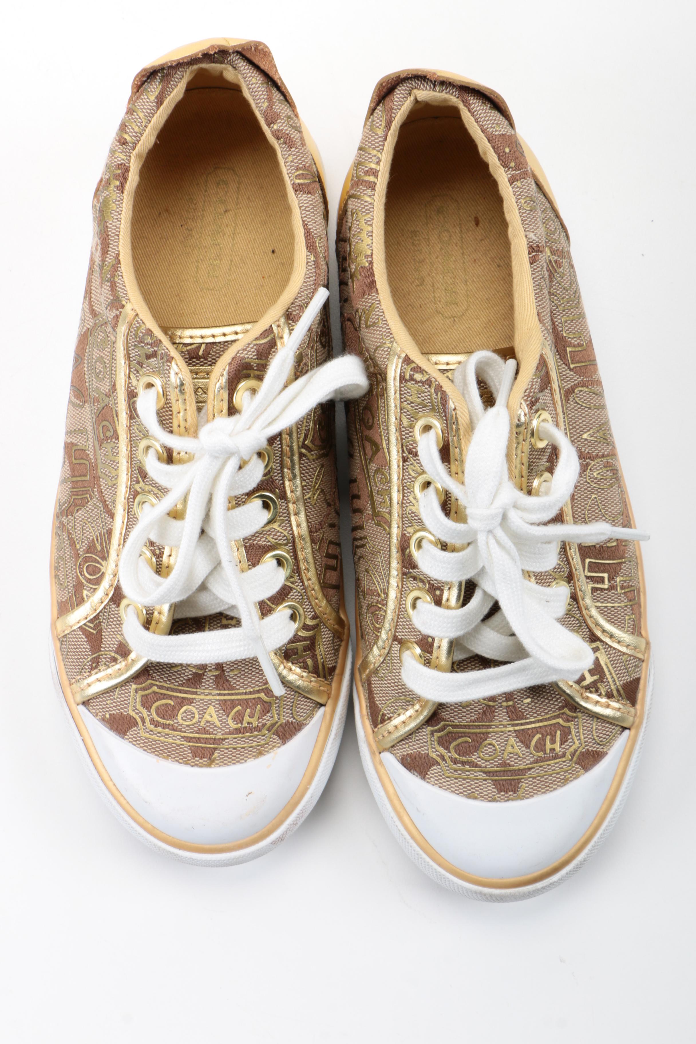 Coach Barrett Signature Graffiti Sneakers