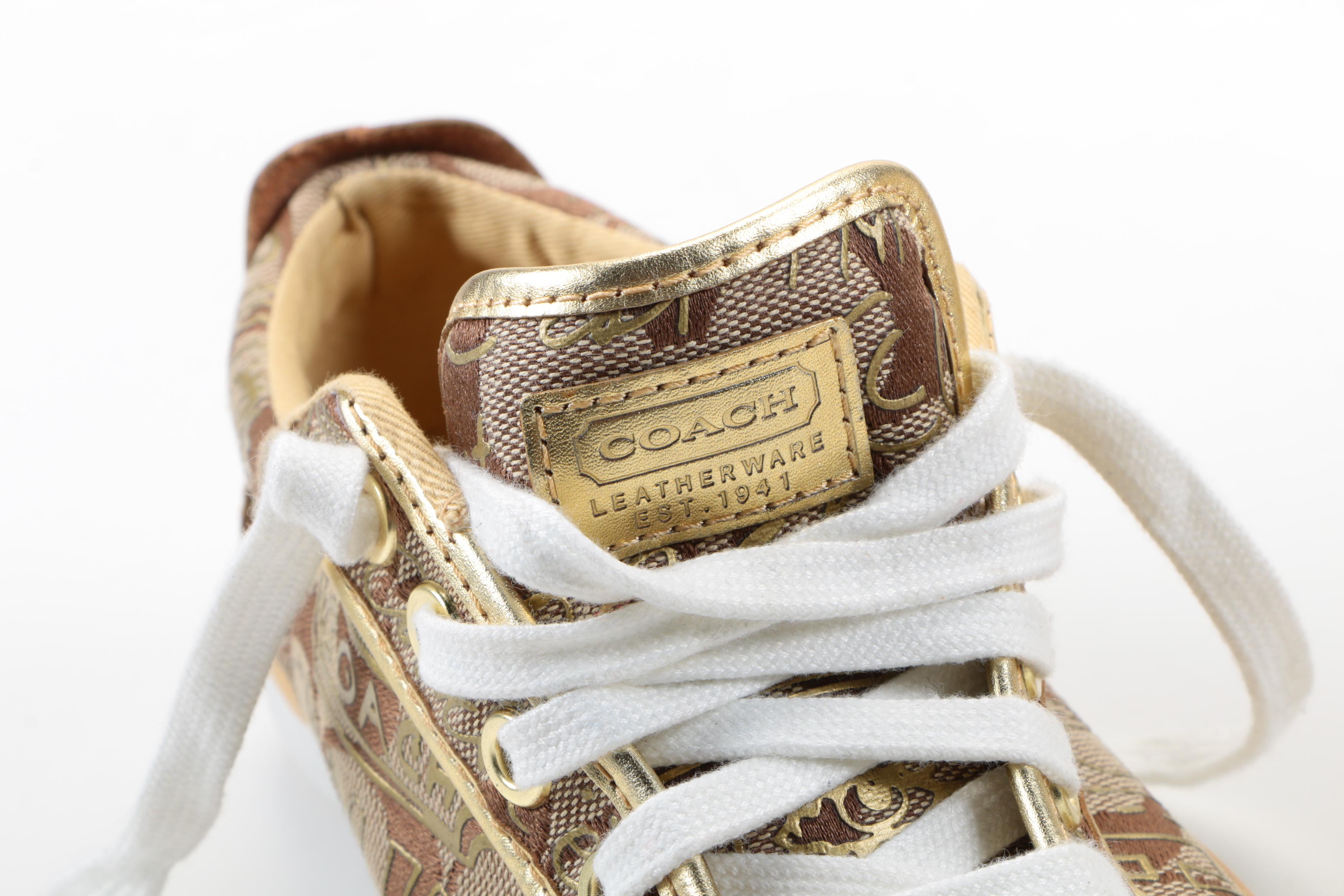Coach Barrett Signature Graffiti Sneakers
