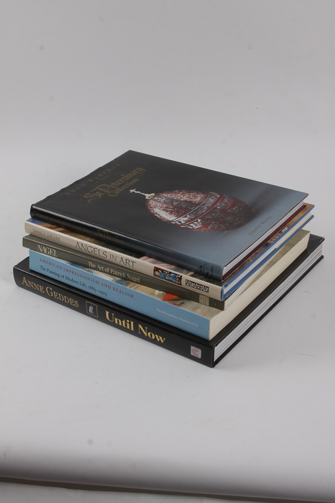Assorted Hardcover Books on Art