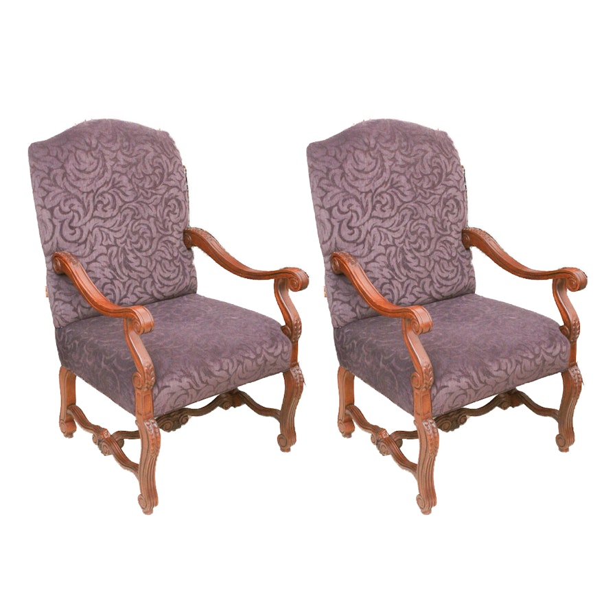 Renaissance Style Armchairs by Sam Moore Furniture