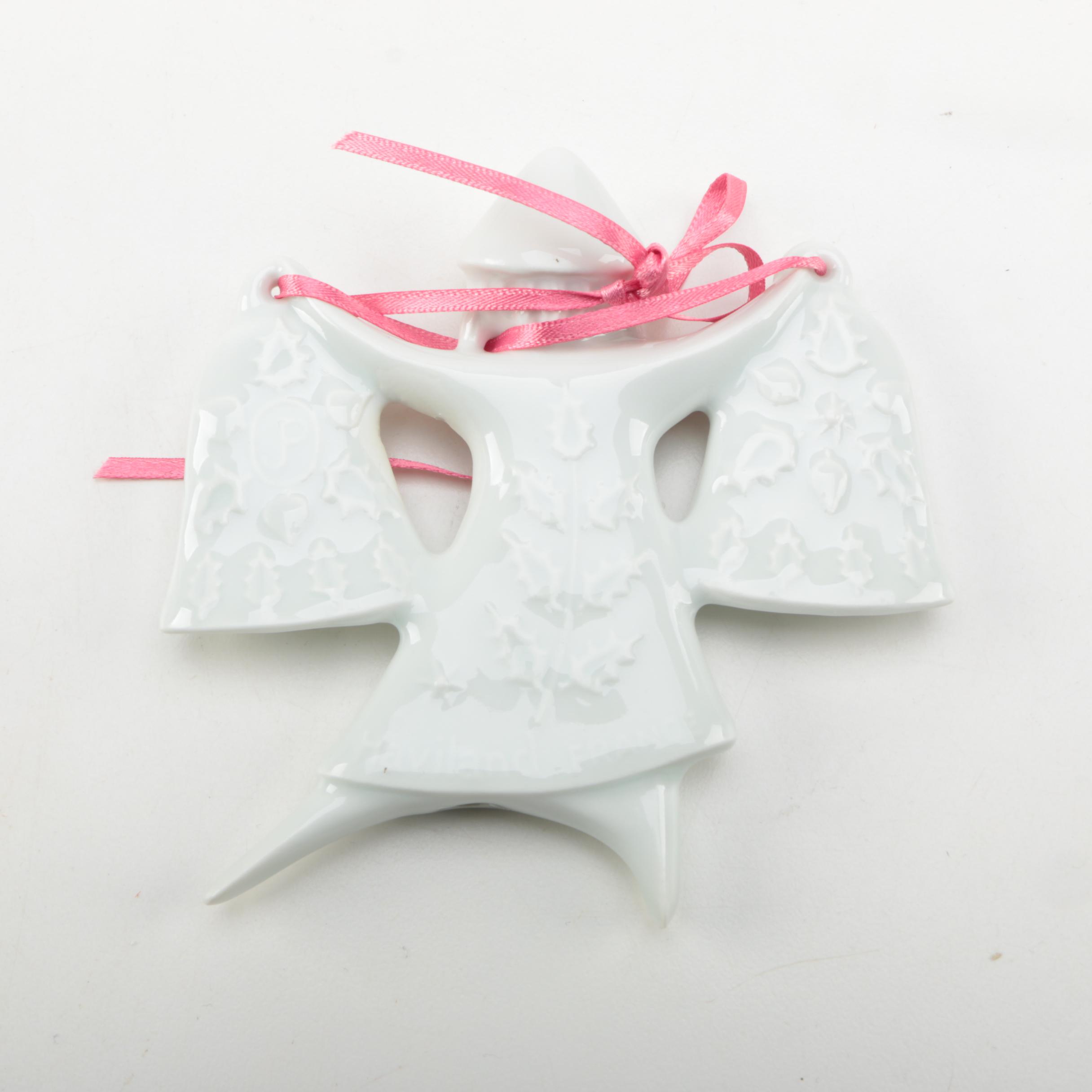 1970's Haviland Limoges Christmas Ornaments