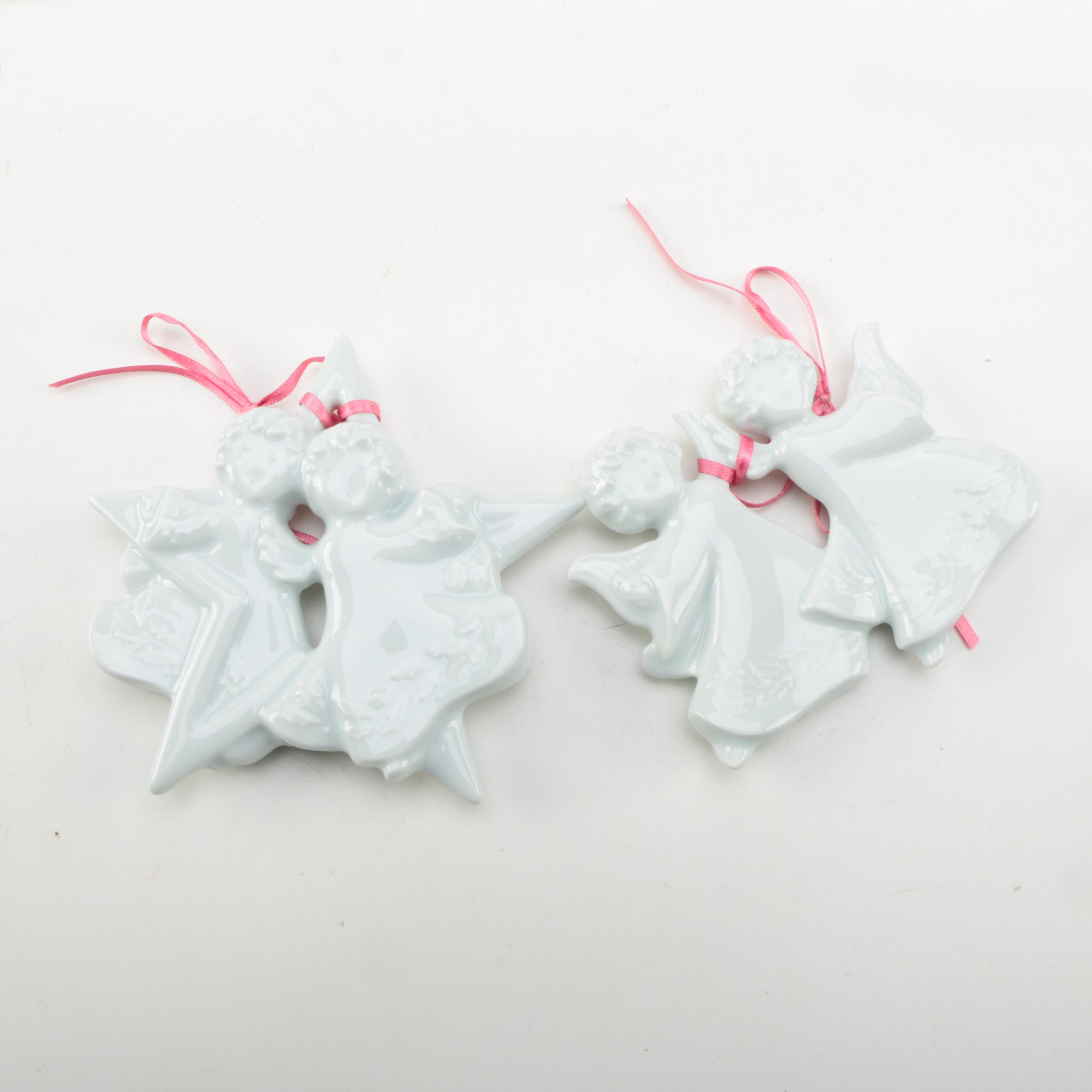 1970's Haviland Limoges Christmas Ornaments