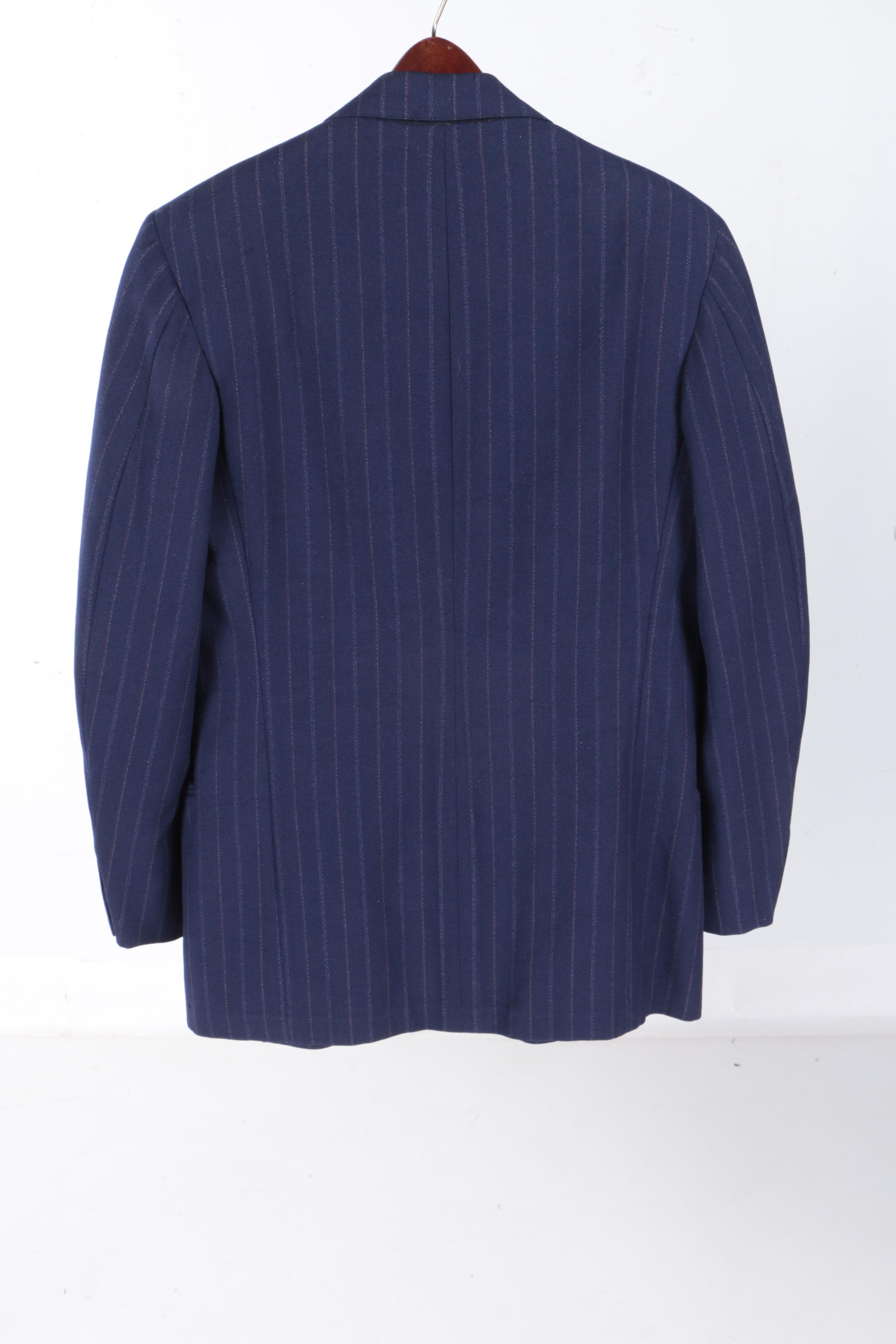 Men's Vintage Clothing Including 1960's Chinese Solz Squirrel Smoking Jacket