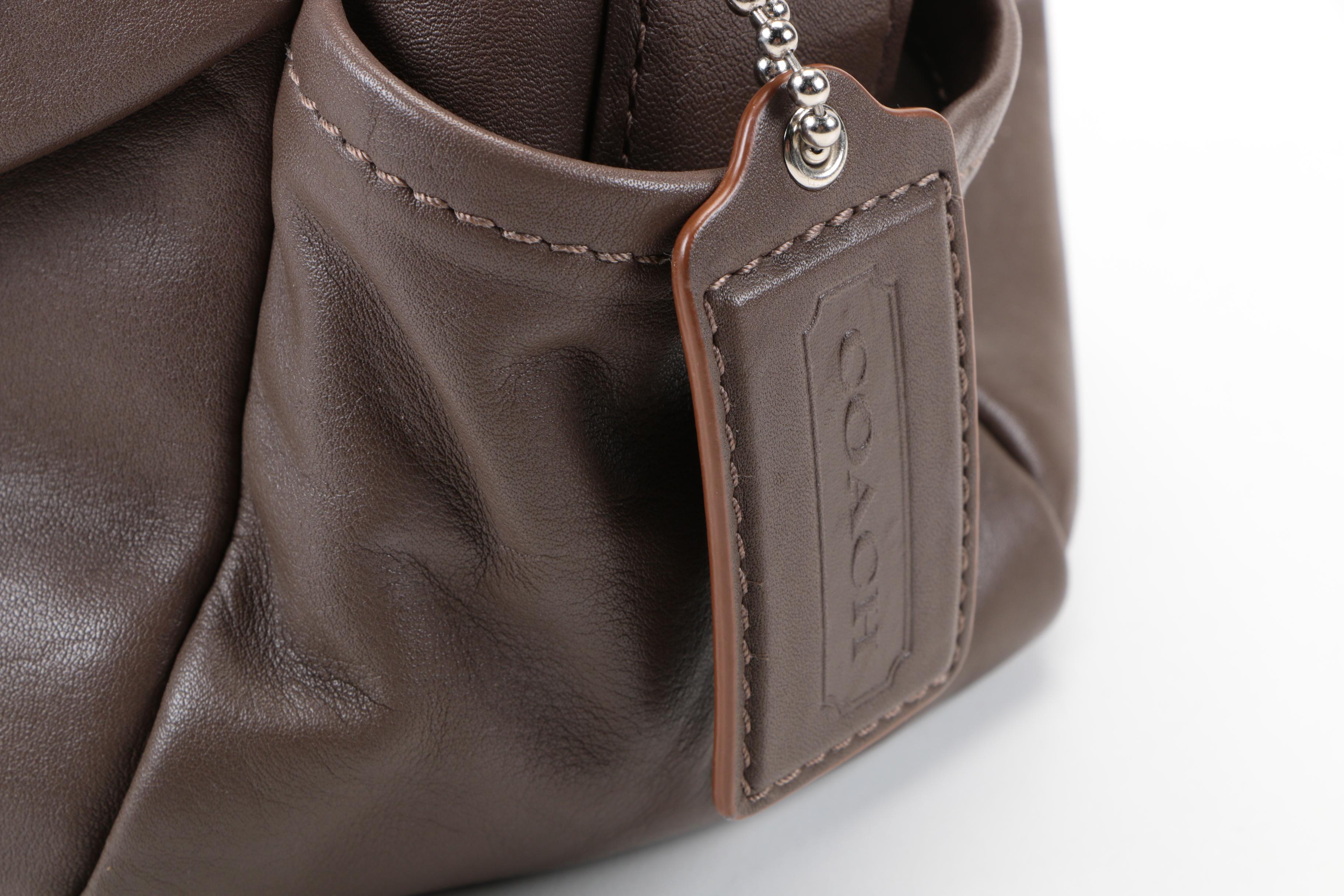 Coach Parker Leather Shoulder Bag