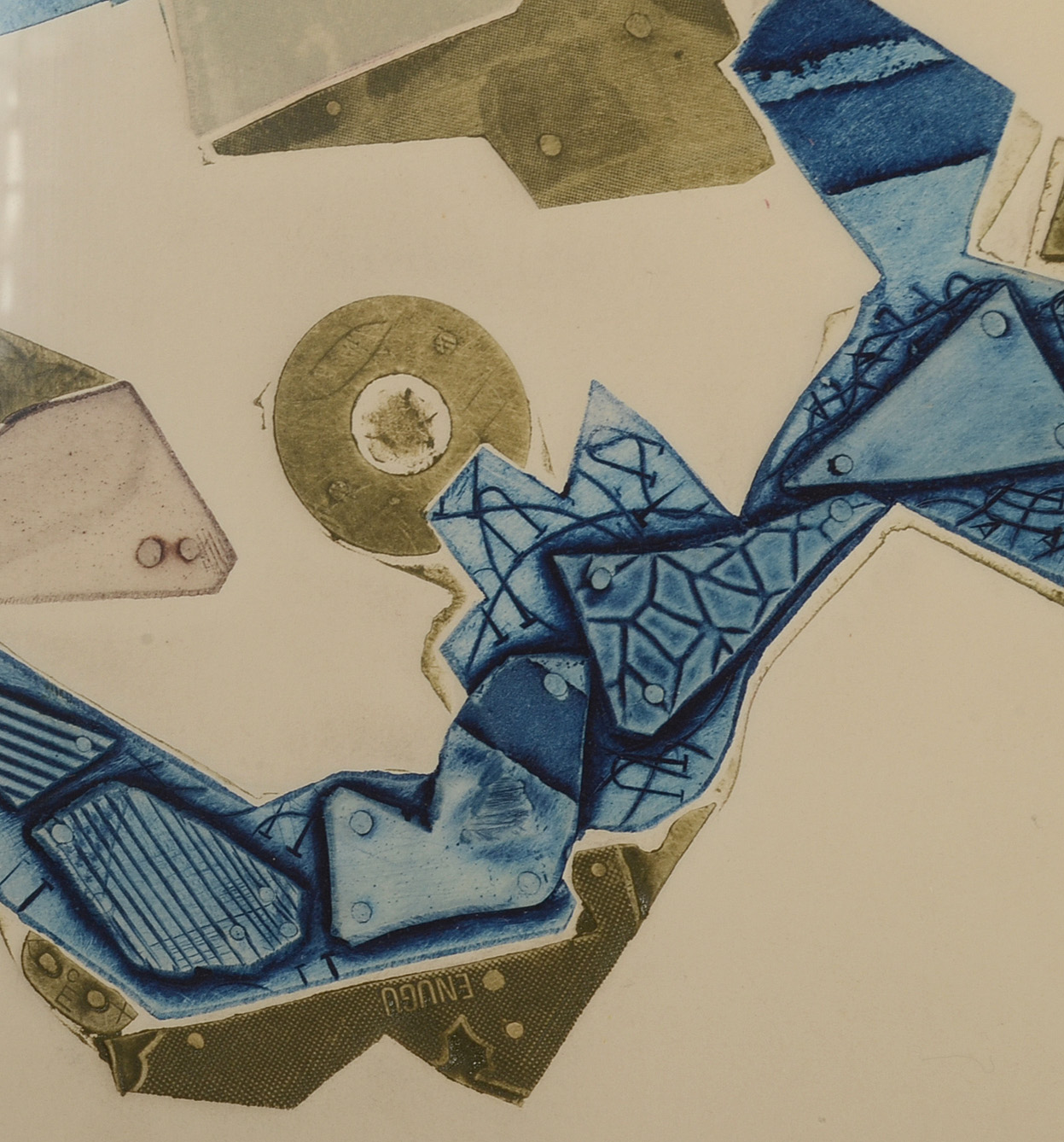 Paolo Boni Signed Limited Edition Collagraph "Fieri Que"