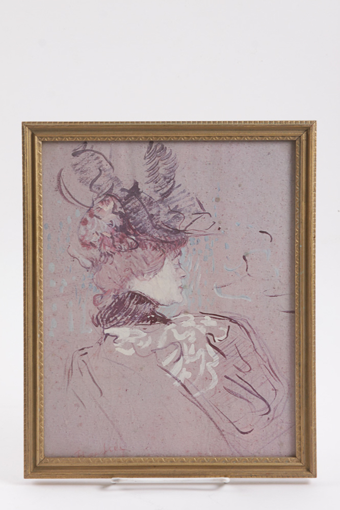 Collection of Whistler, Sargent, and Toulouse-Lautrec Reproduction Prints