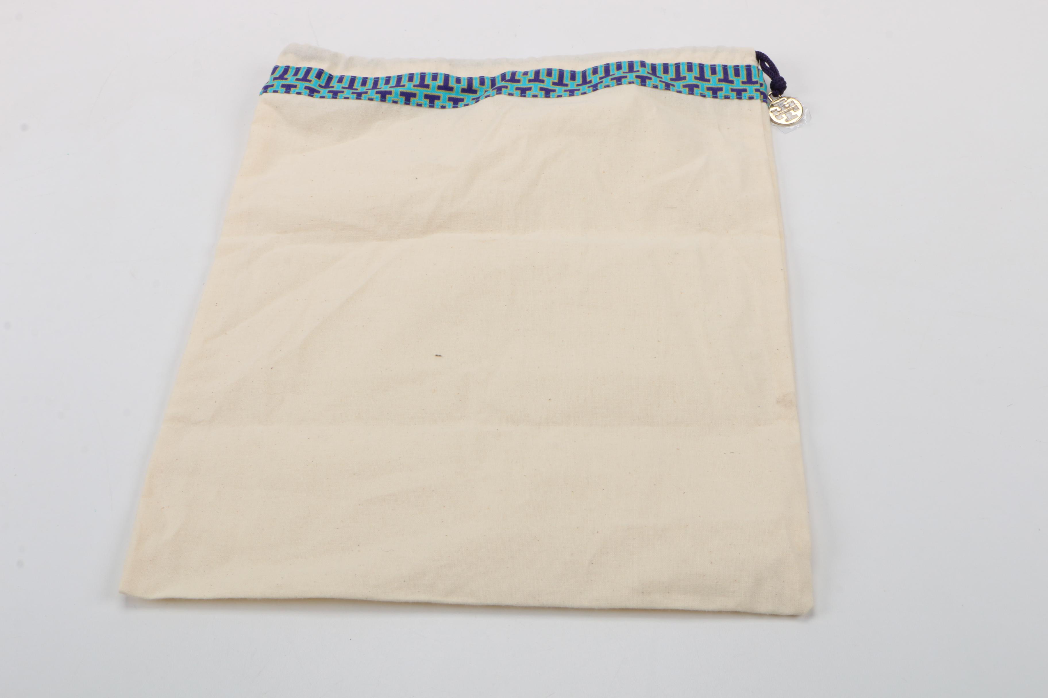 Tory Burch Metallic Logo Clutch