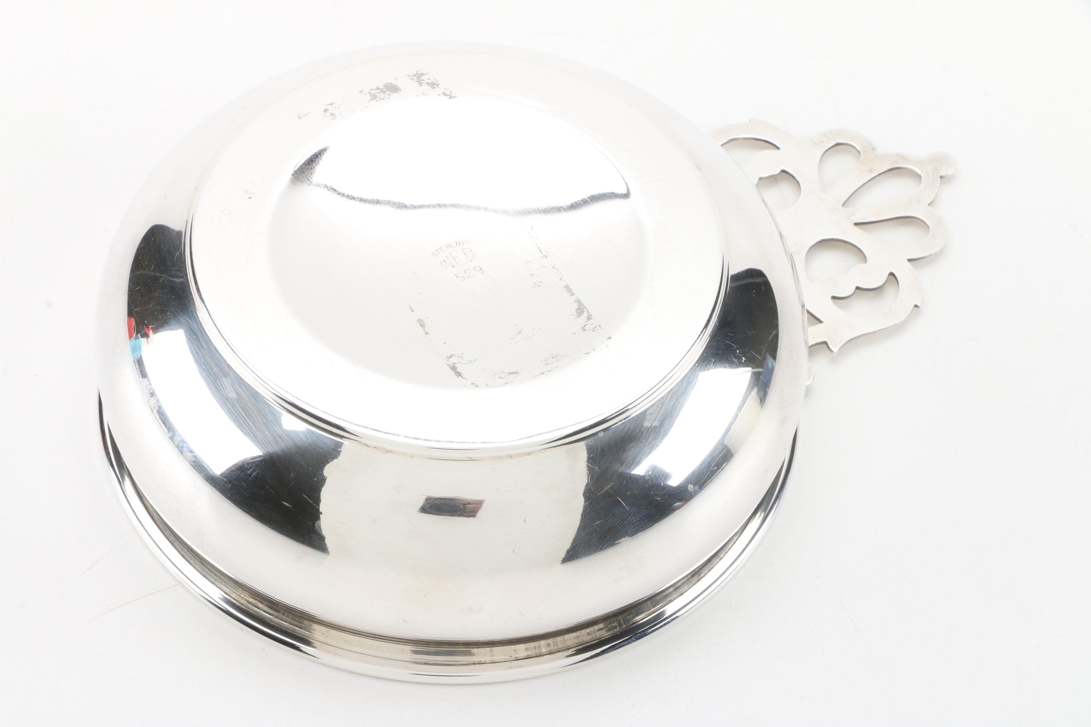 Web Silver Co. Sterling Silver Porringer