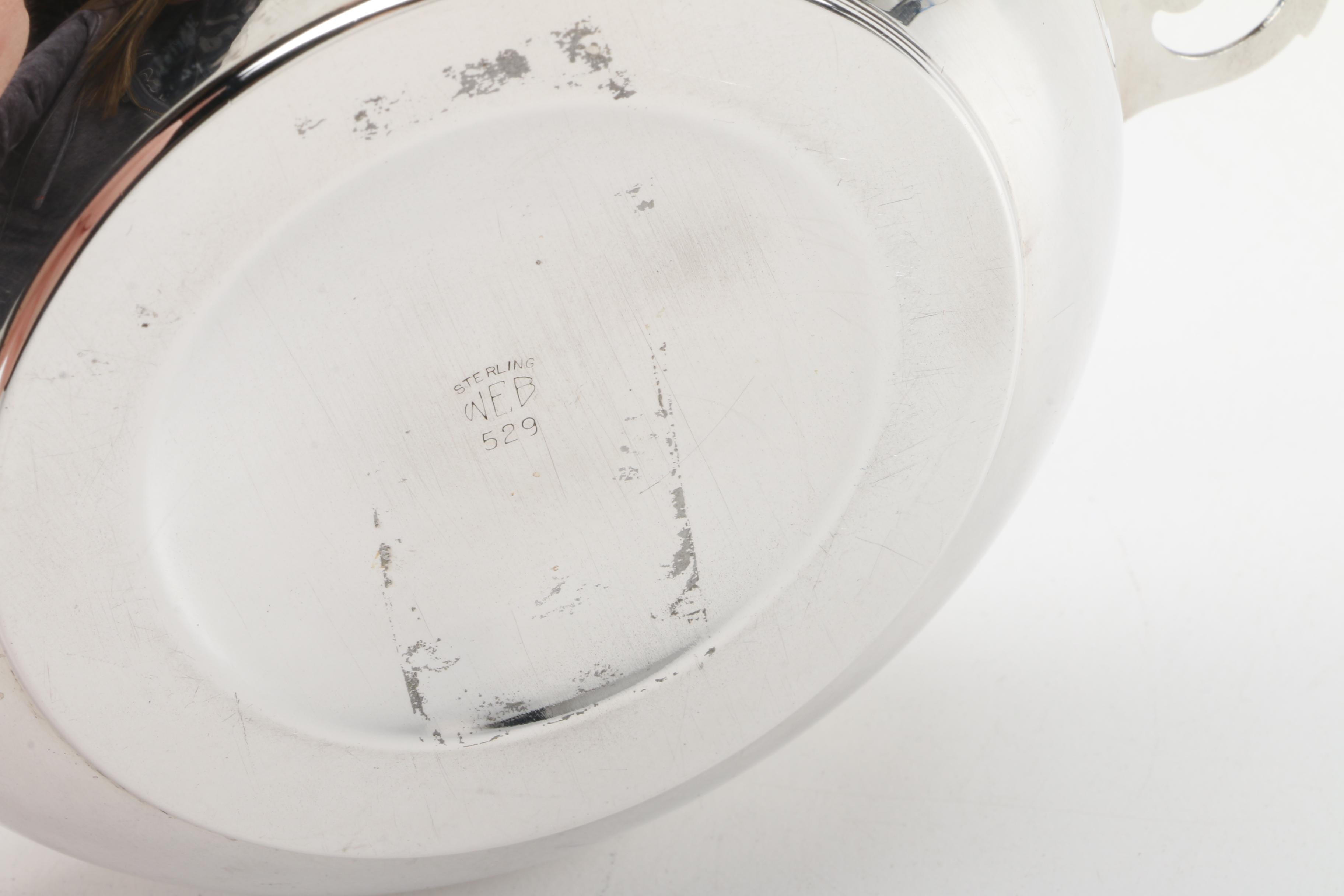 Web Silver Co. Sterling Silver Porringer