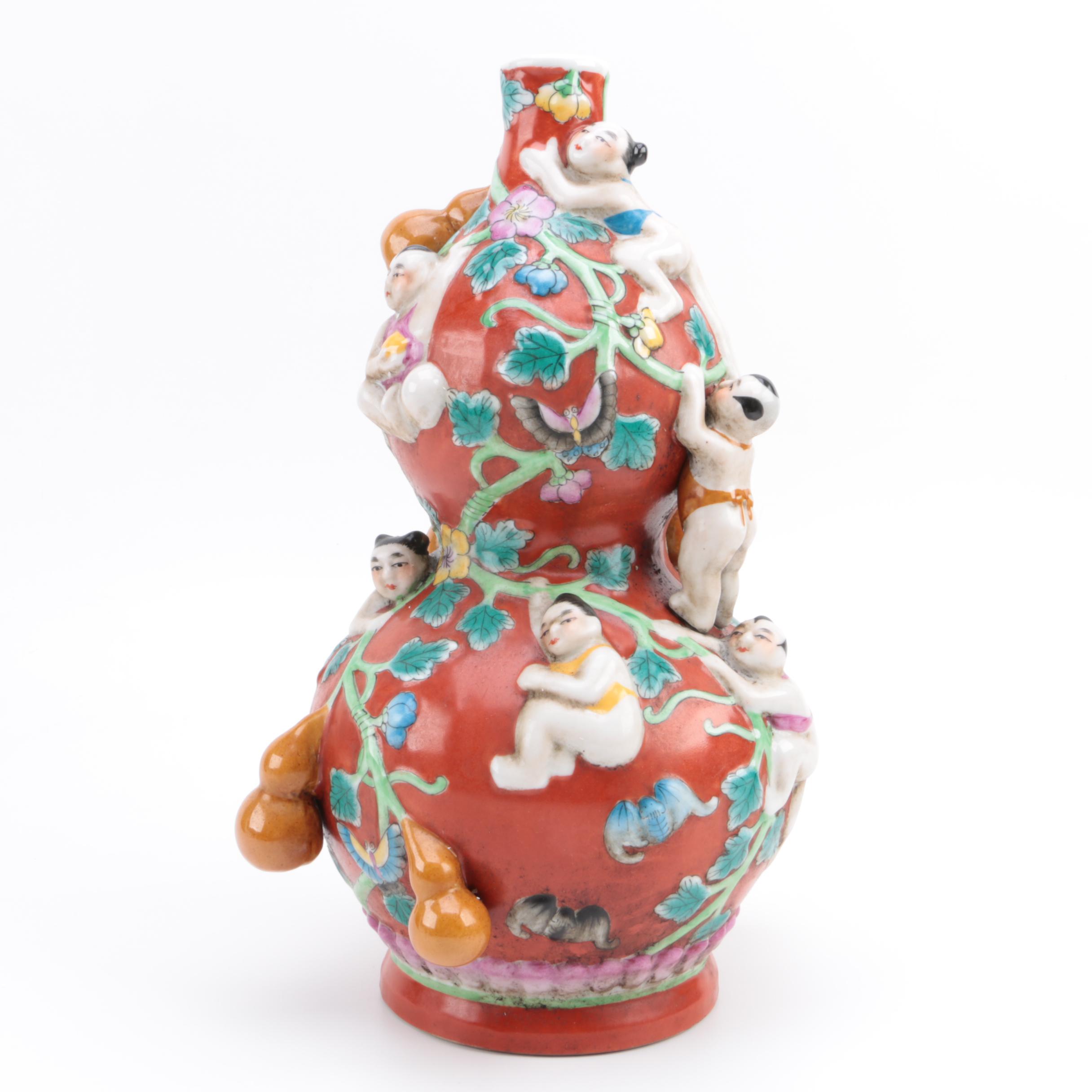 Chinese Ceramic Fertility Vase