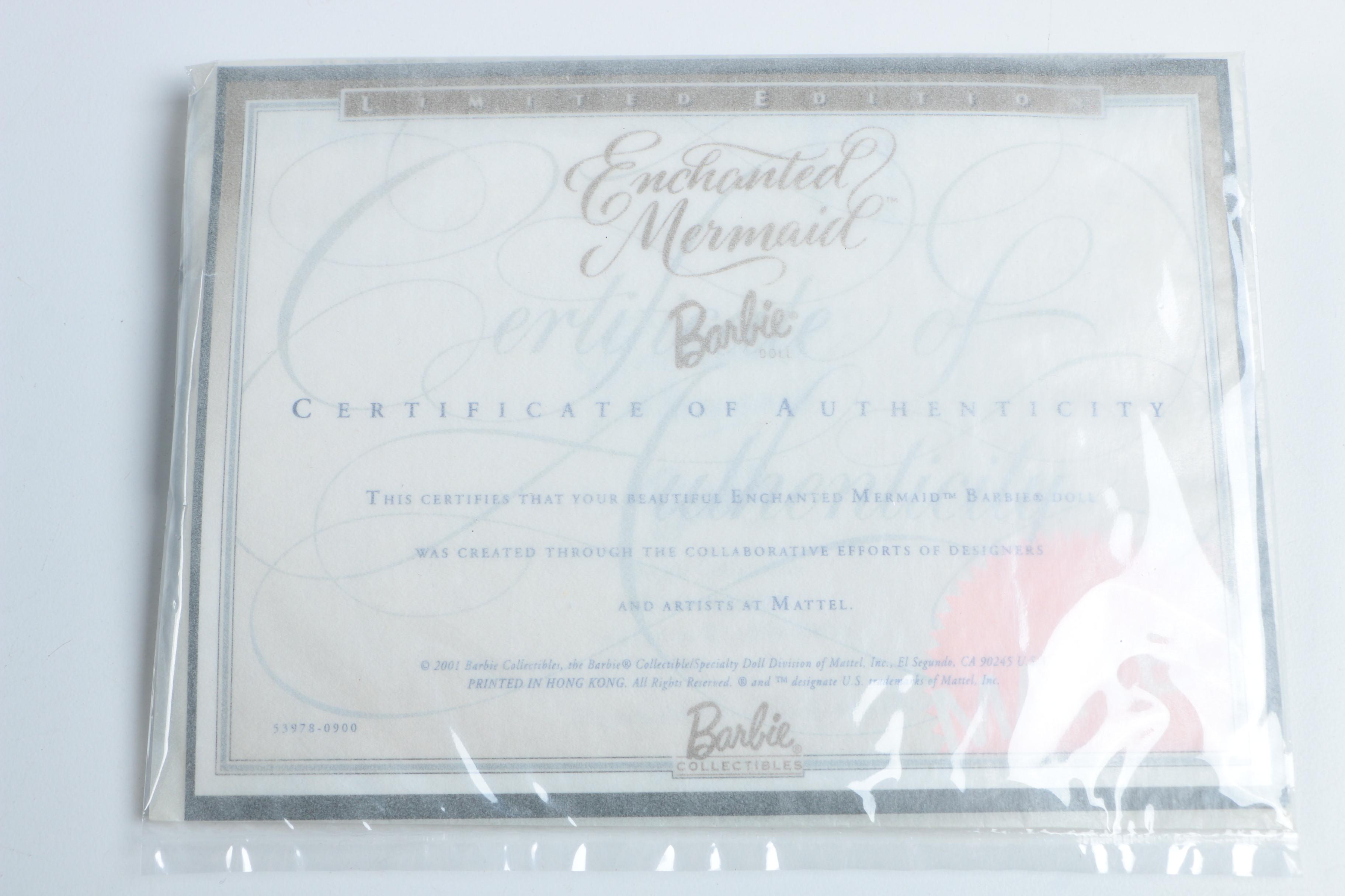 2002 Limited Edition "Enchanted Mermaid" Barbie