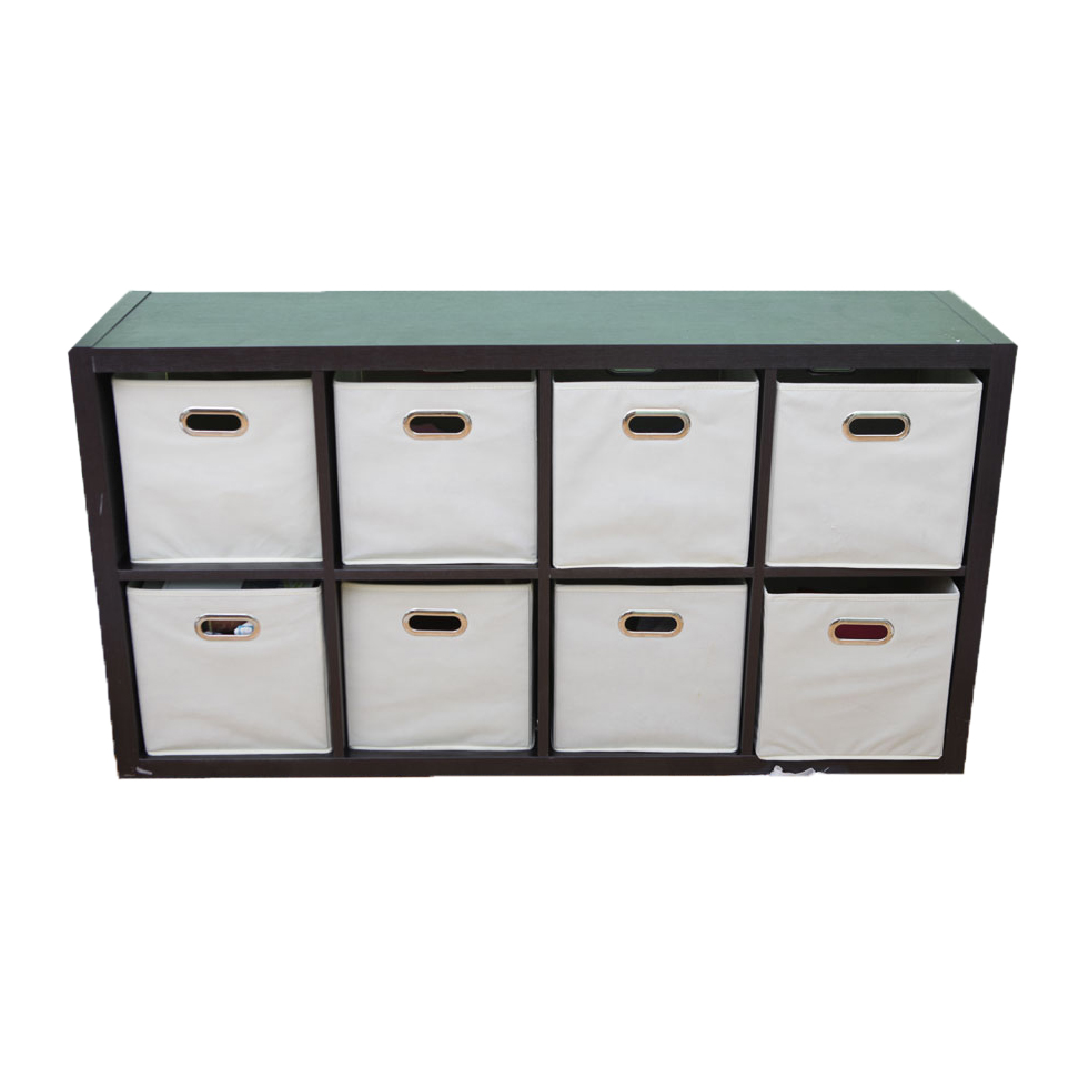 Storage Shelving with Bins