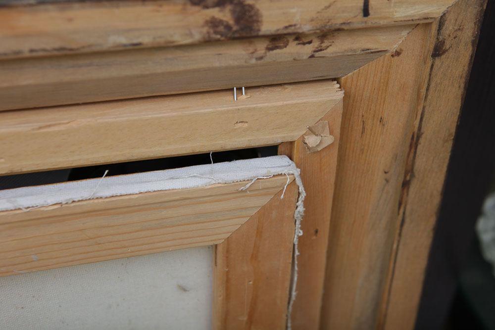 E.F.C. Oil Painting of a Winter Landscape