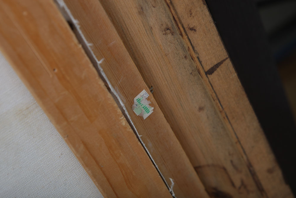 E.F.C. Oil Painting of a Winter Landscape