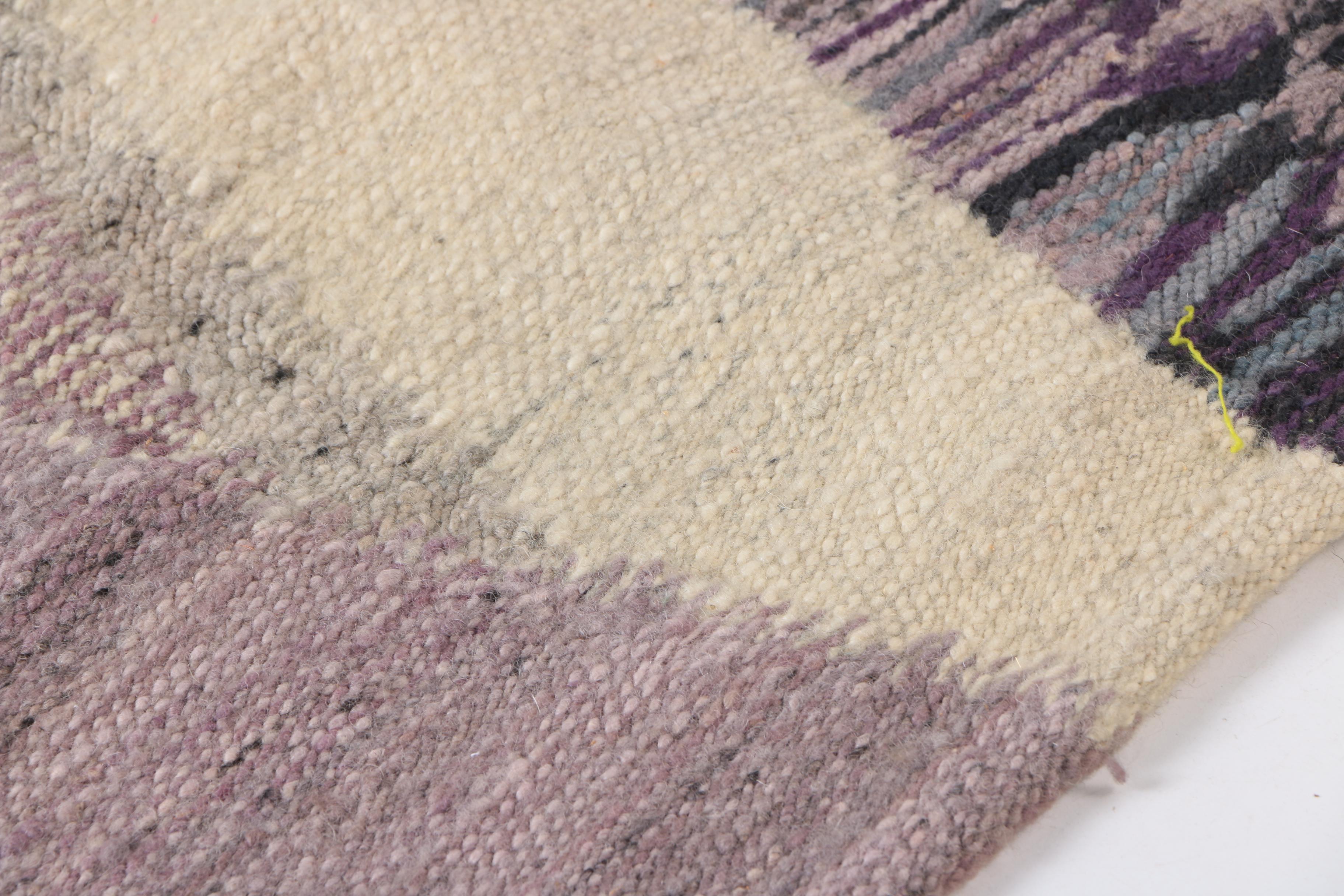 Vintage Handwoven Polish Cepelia Accent Rug